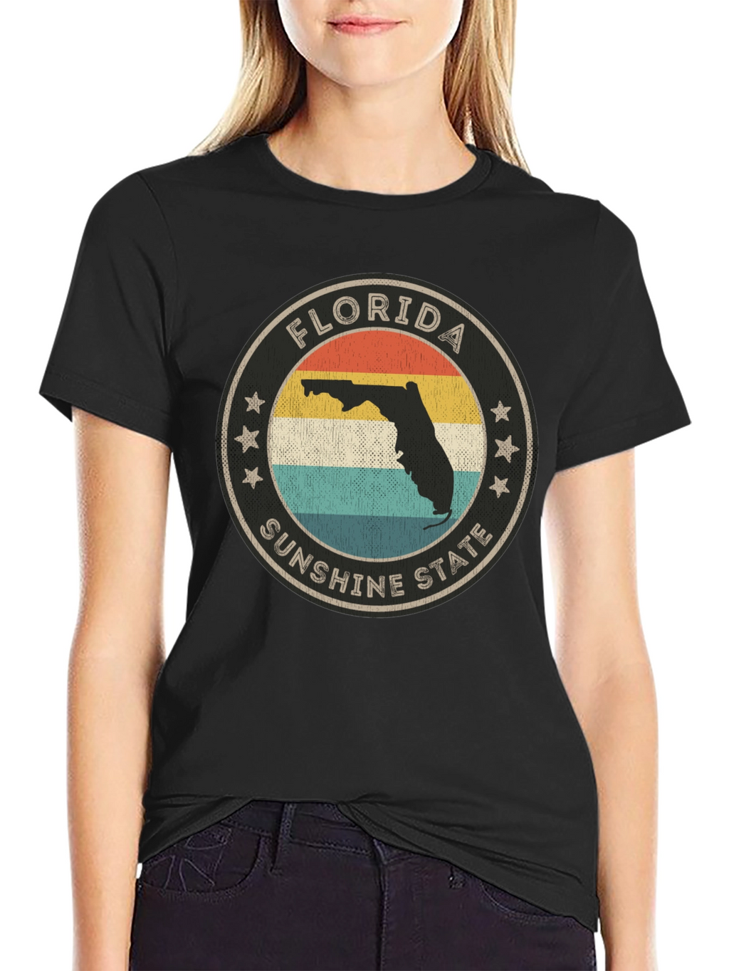 Florida Sunshine State Retro Graphic Tee