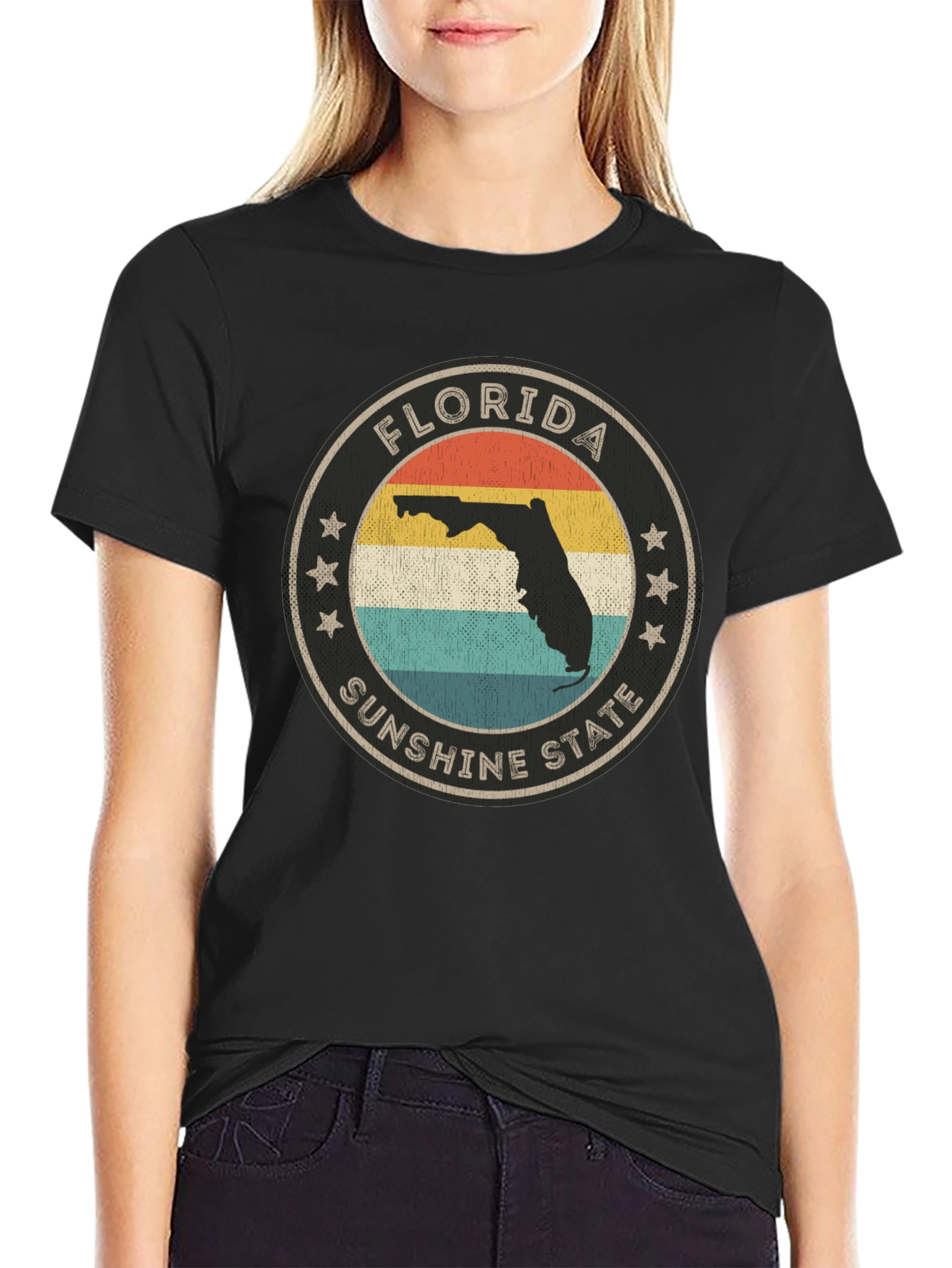 Florida Sunshine State Retro Graphic Tee