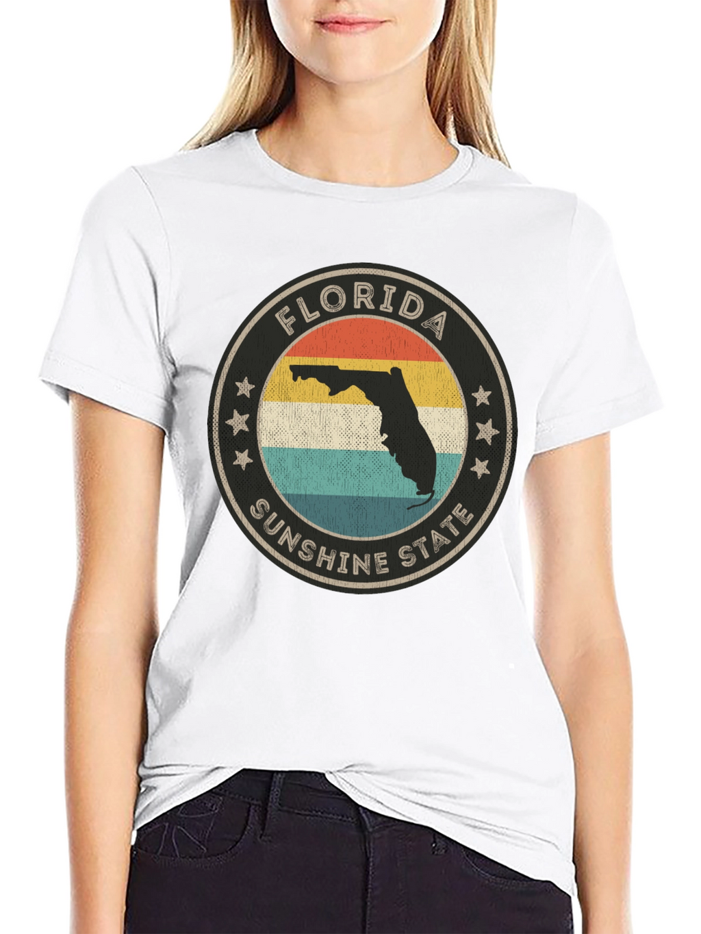 Florida Sunshine State Retro Graphic Tee