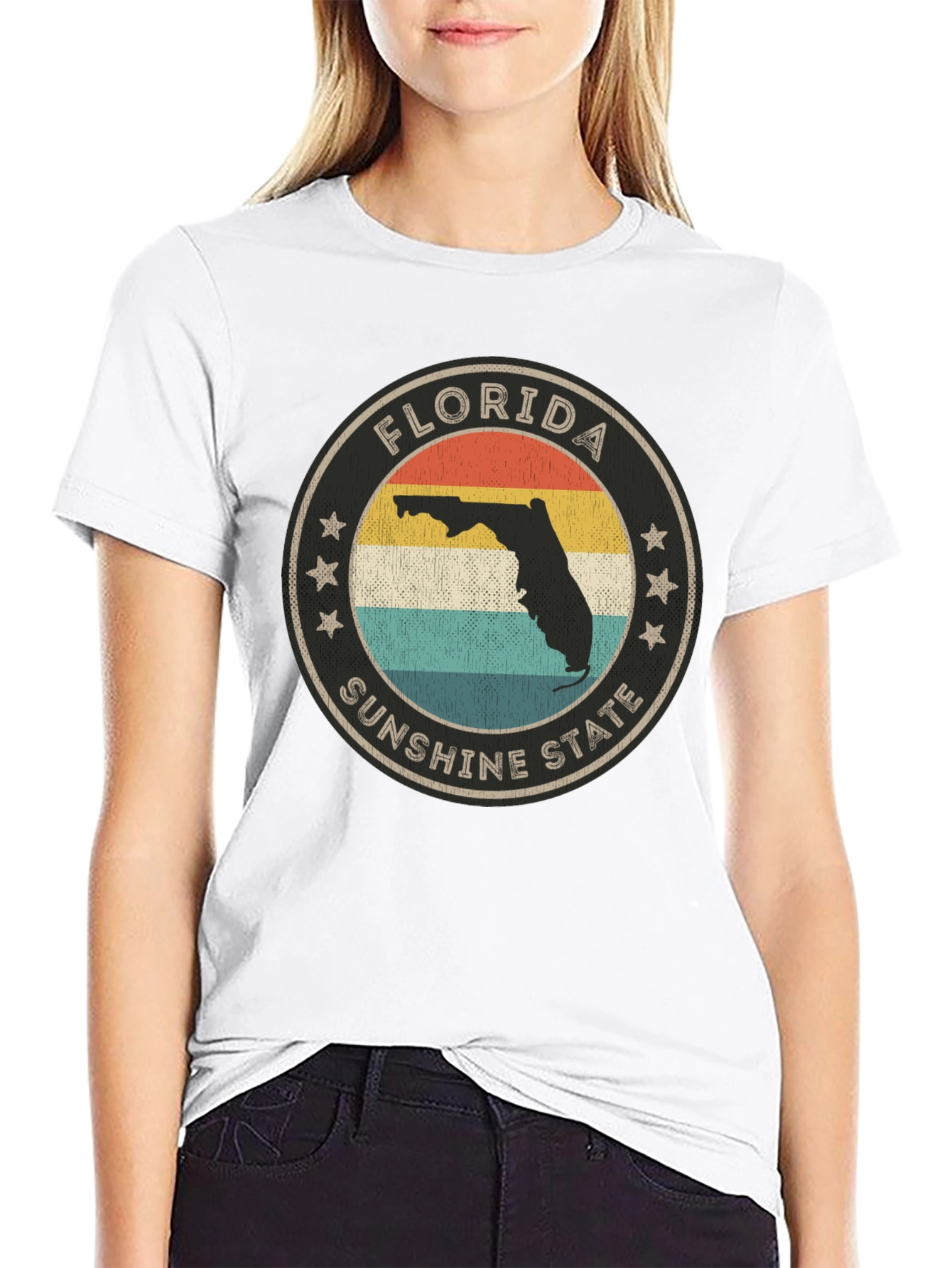 Florida Sunshine State Retro Graphic Tee