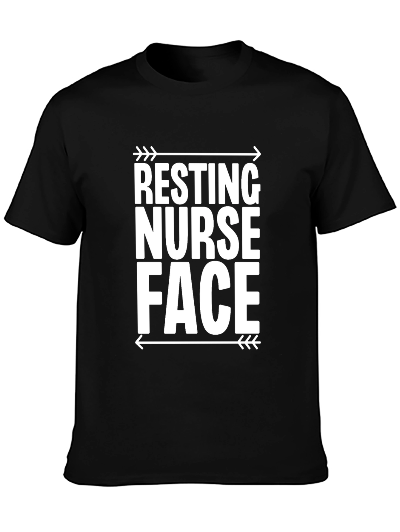 Resting Nurse Face Graphic T-Shirt