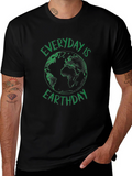 Everyday is Earthday T-Shirt - Green Earth Graphic