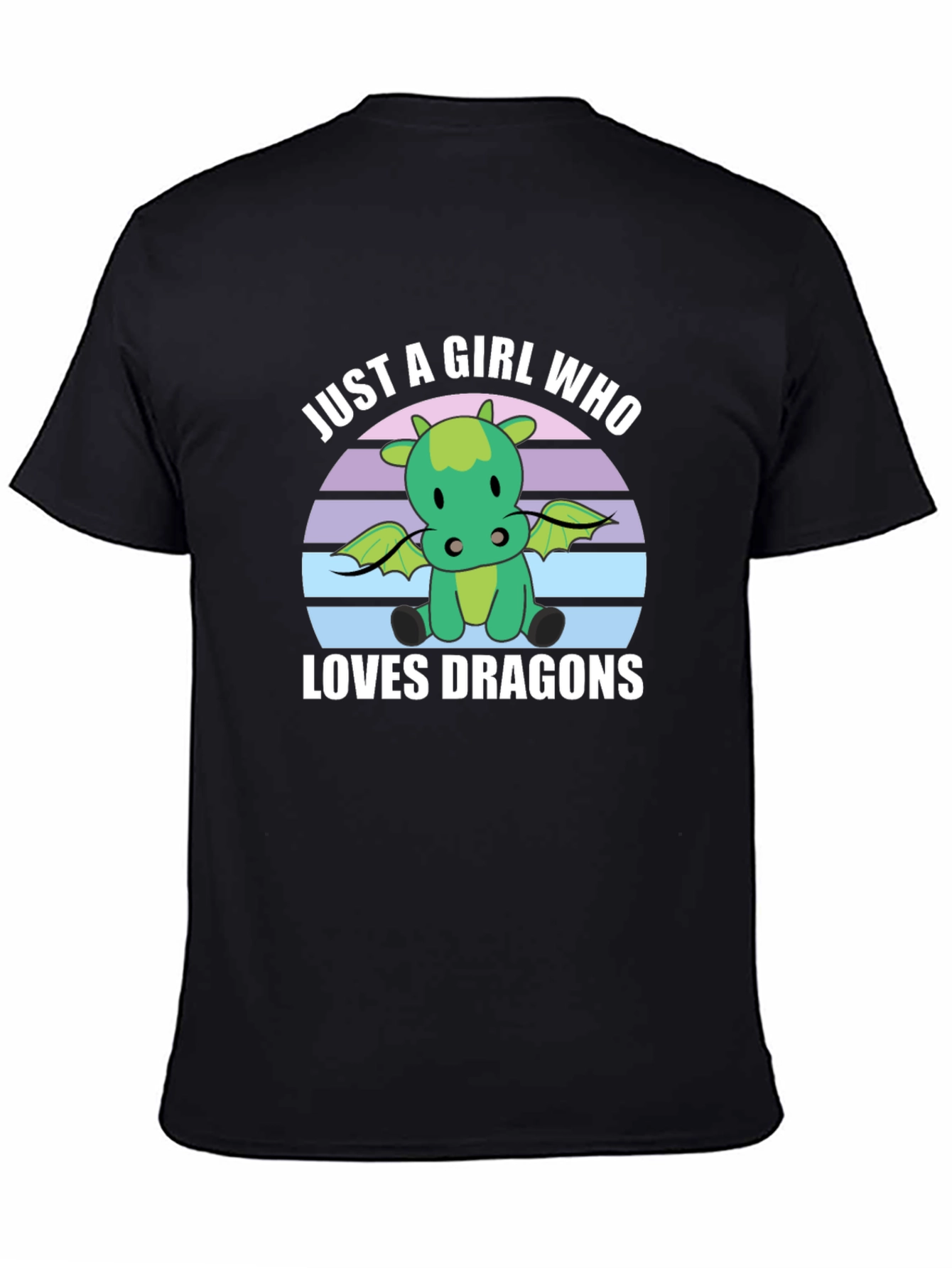 Just A Girl Who Loves Dragons Graphic Tee
