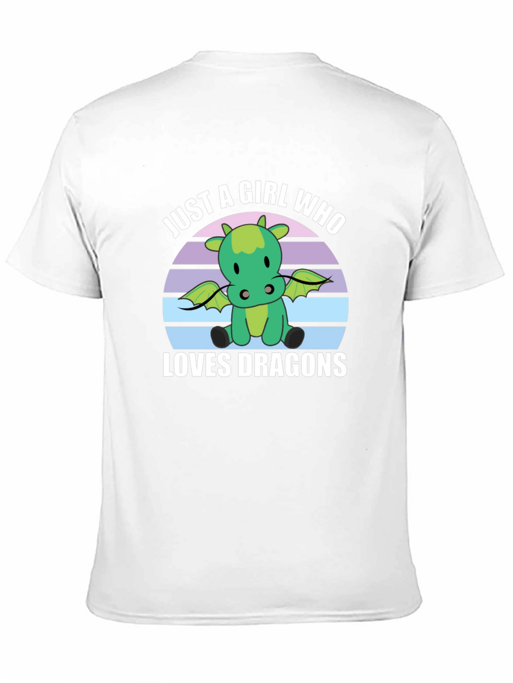 Just A Girl Who Loves Dragons Graphic Tee