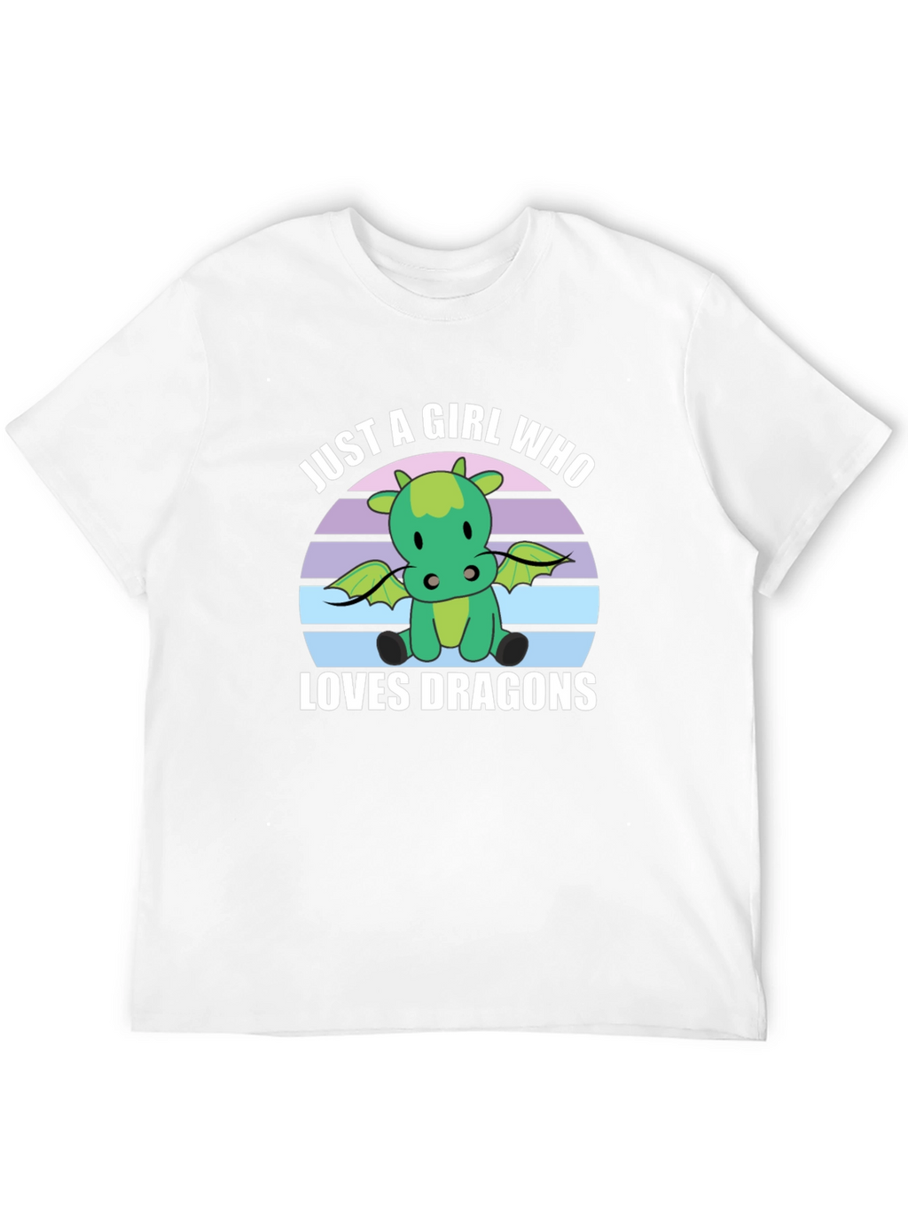 Just A Girl Who Loves Dragons Graphic Tee
