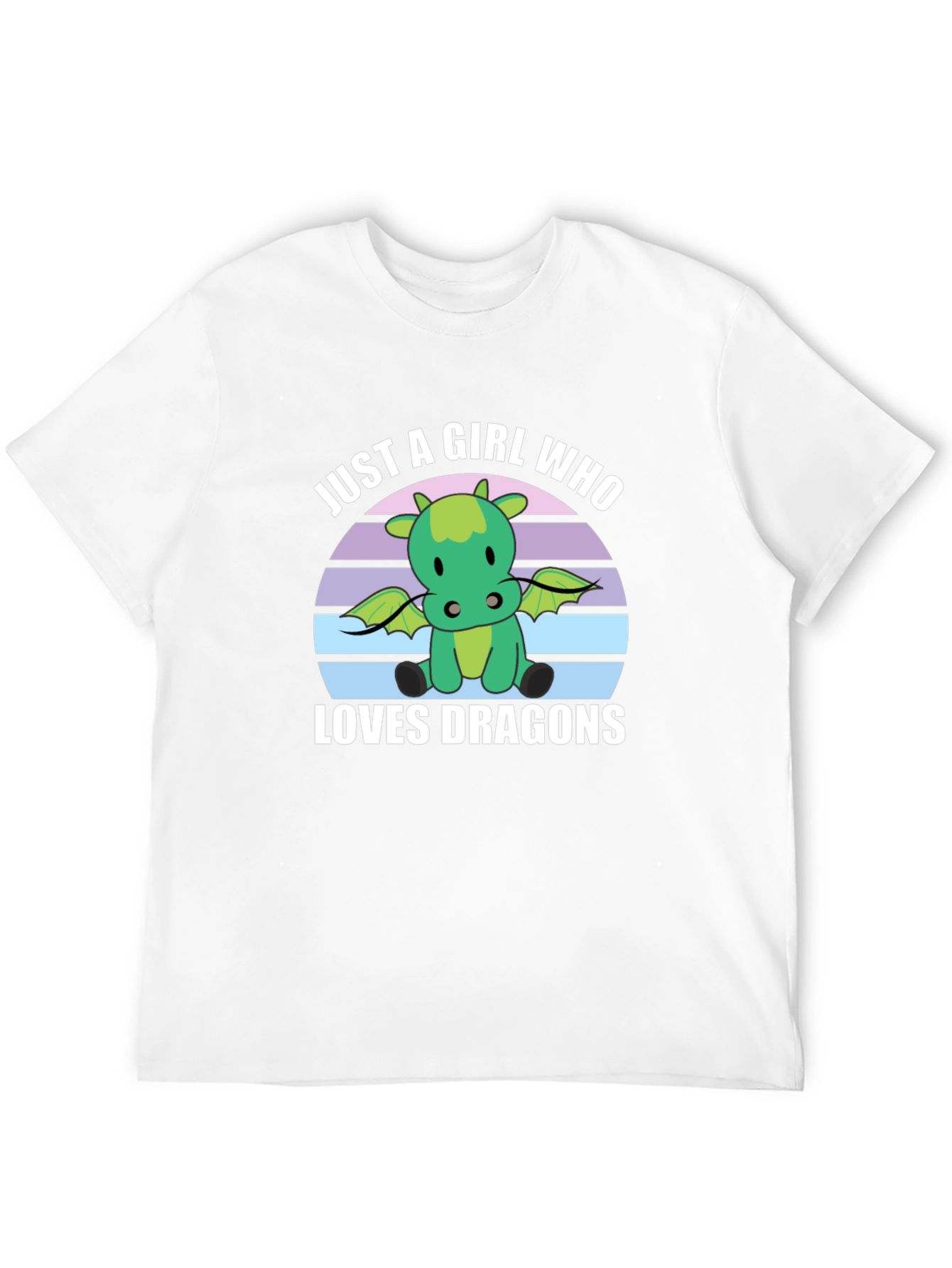 Just A Girl Who Loves Dragons Graphic Tee