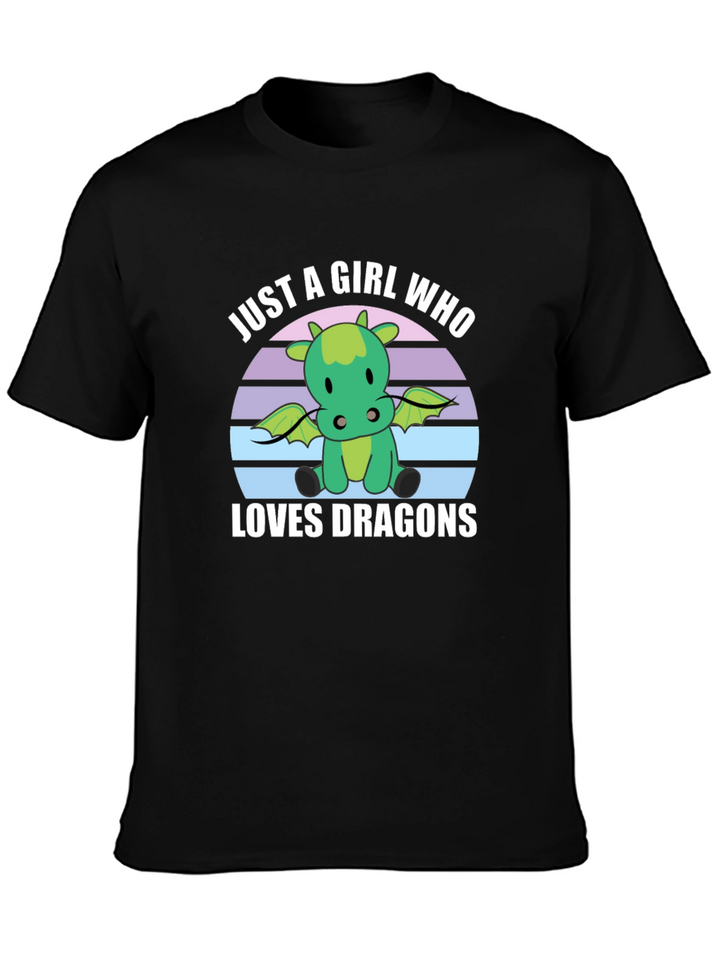Just A Girl Who Loves Dragons Graphic Tee