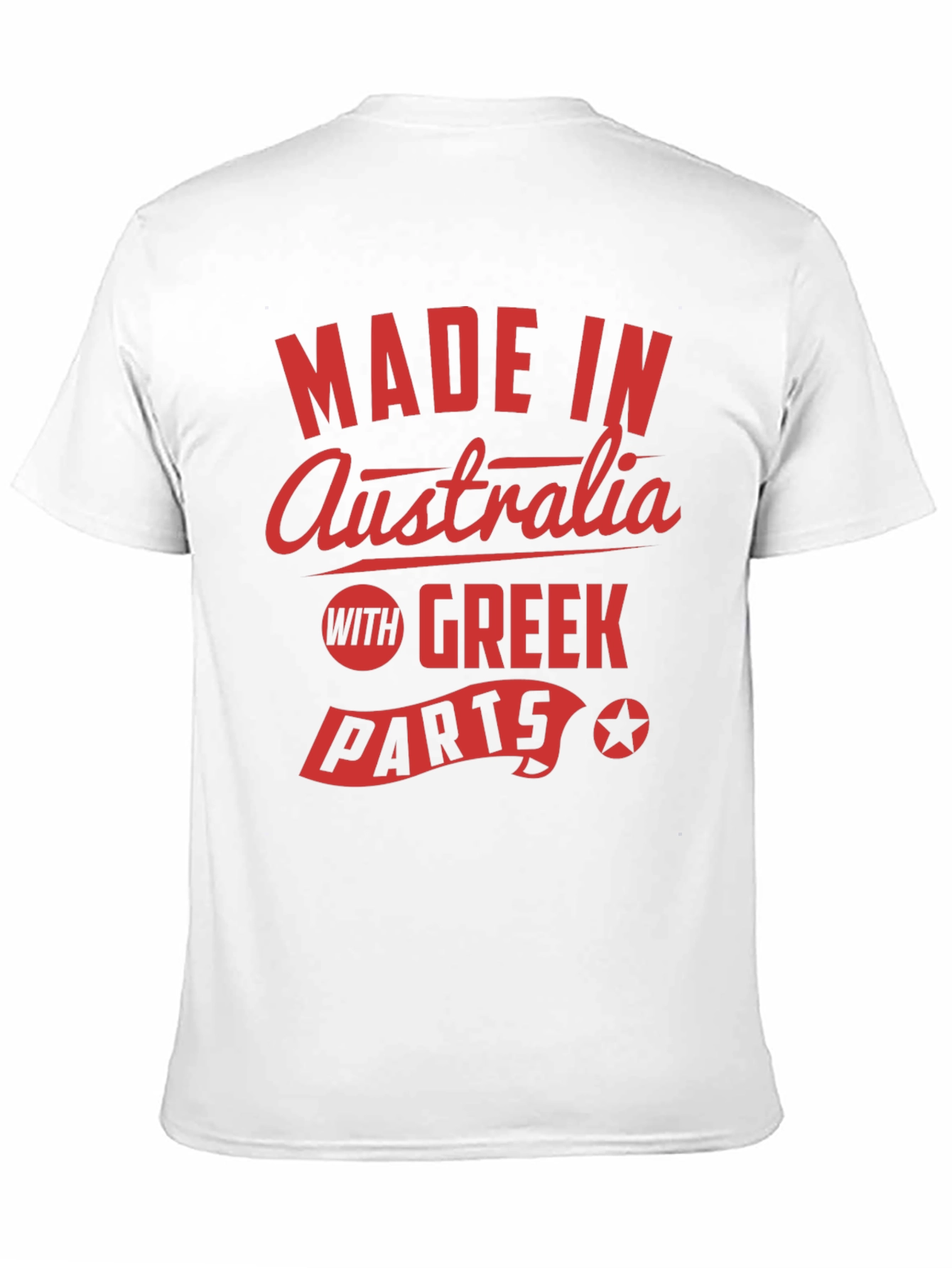 Made in Australia With Greek Parts Graphic Tee