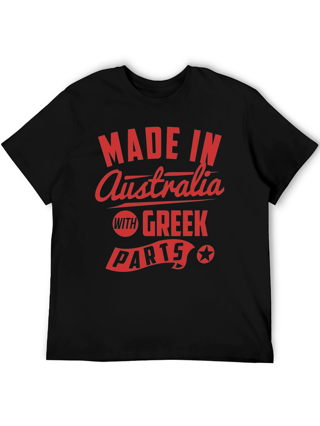 Made in Australia With Greek Parts Graphic Tee