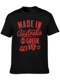 Made in Australia With Greek Parts Graphic Tee