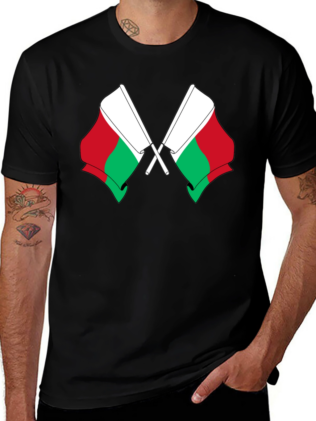 Flag Graphic T-Shirt - Unique Design