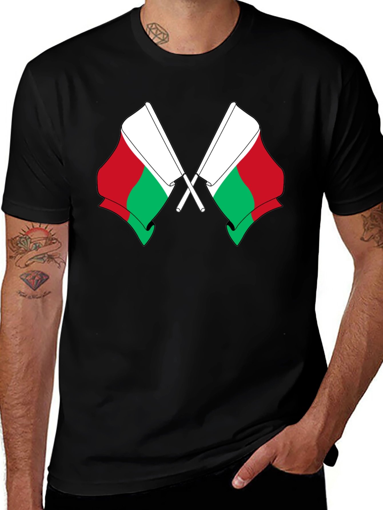 Flag Graphic T-Shirt - Unique Design
