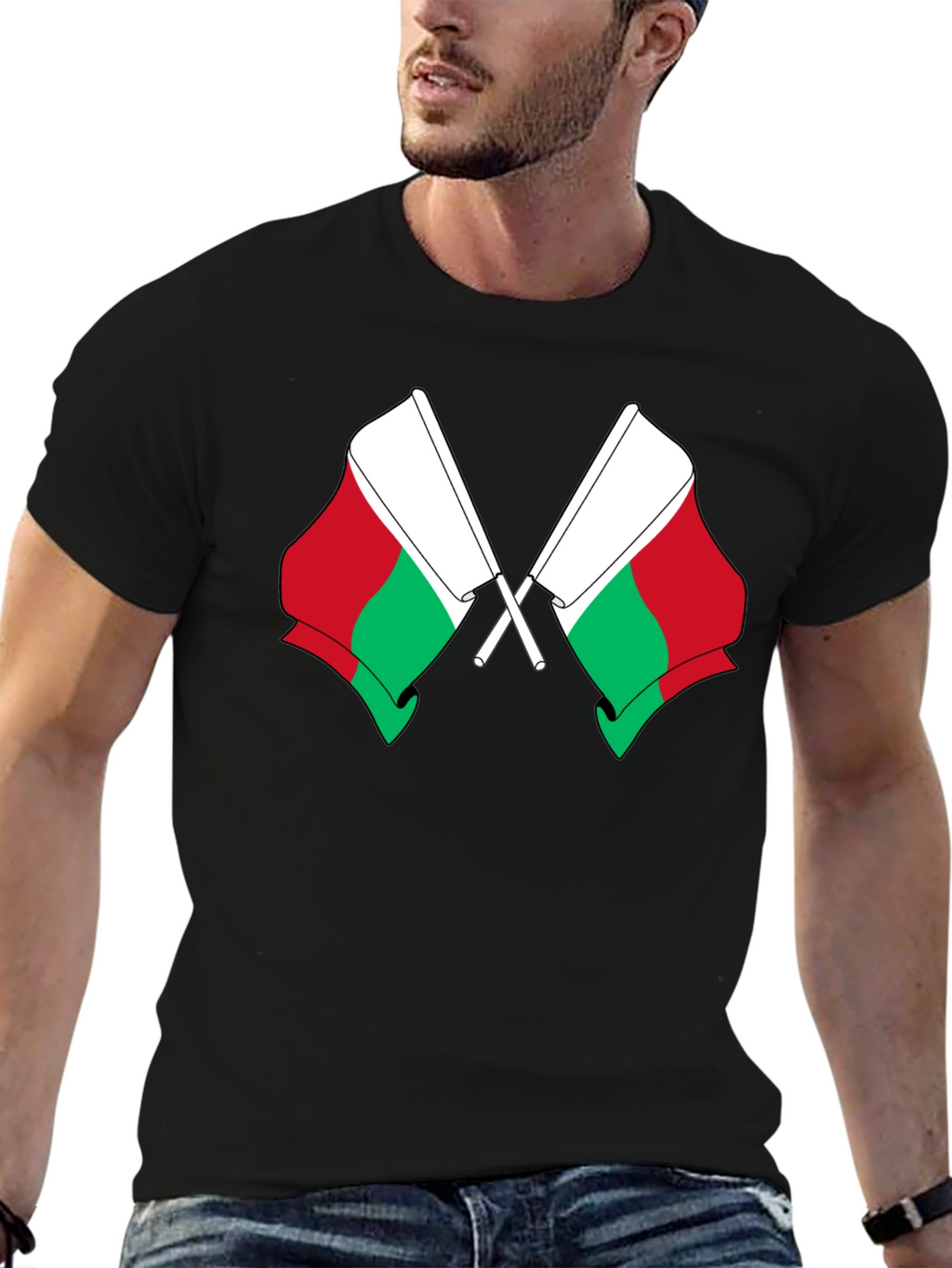 Flag Graphic T-Shirt - Unique Design