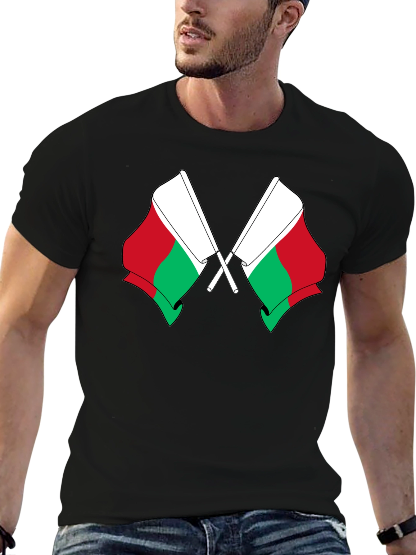 Flag Graphic T-Shirt - Unique Design