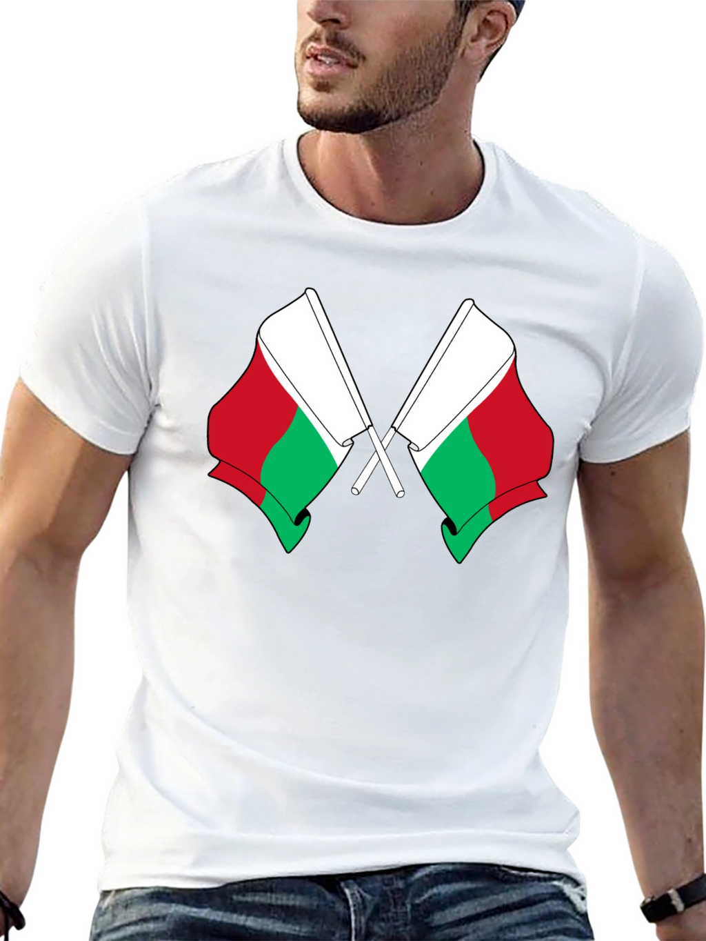 Flag Graphic T-Shirt - Unique Design