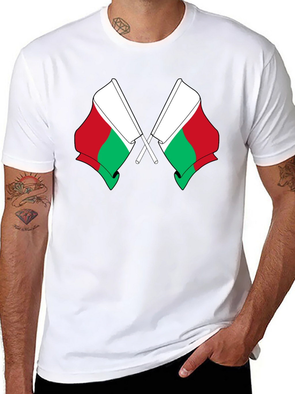 Flag Graphic T-Shirt - Unique Design