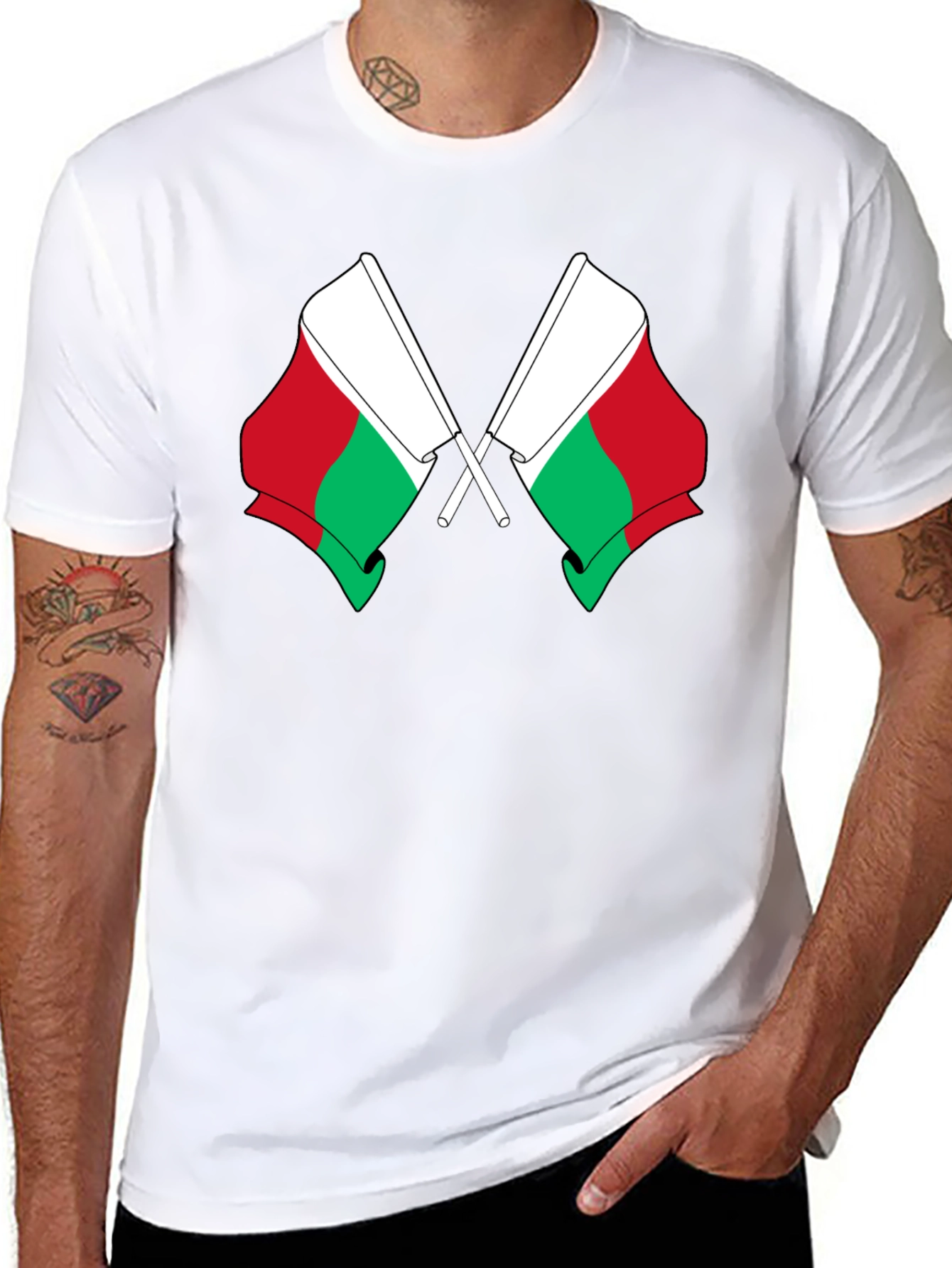 Flag Graphic T-Shirt - Unique Design
