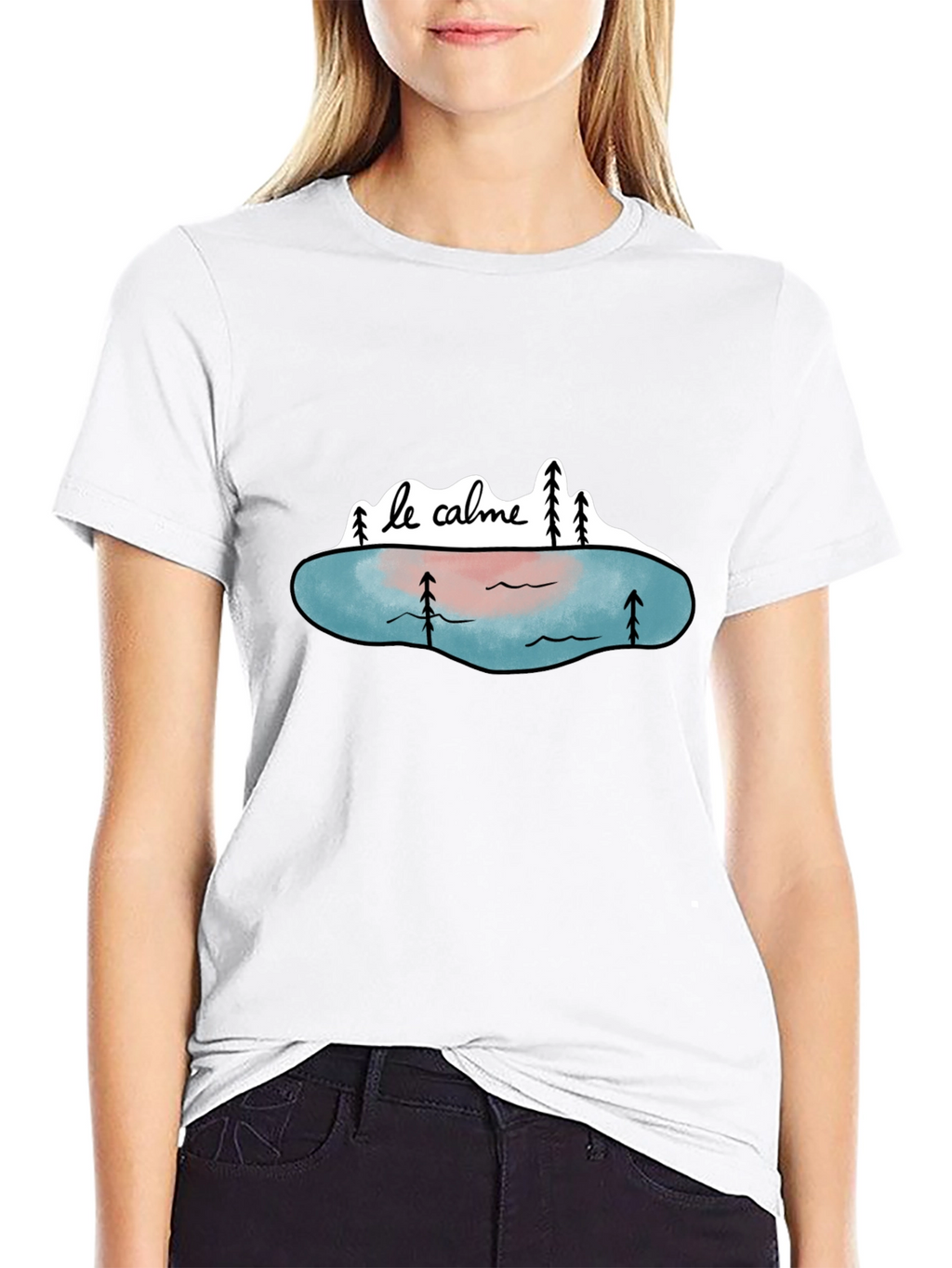 Le Calme Graphic Tee - Relaxed Style