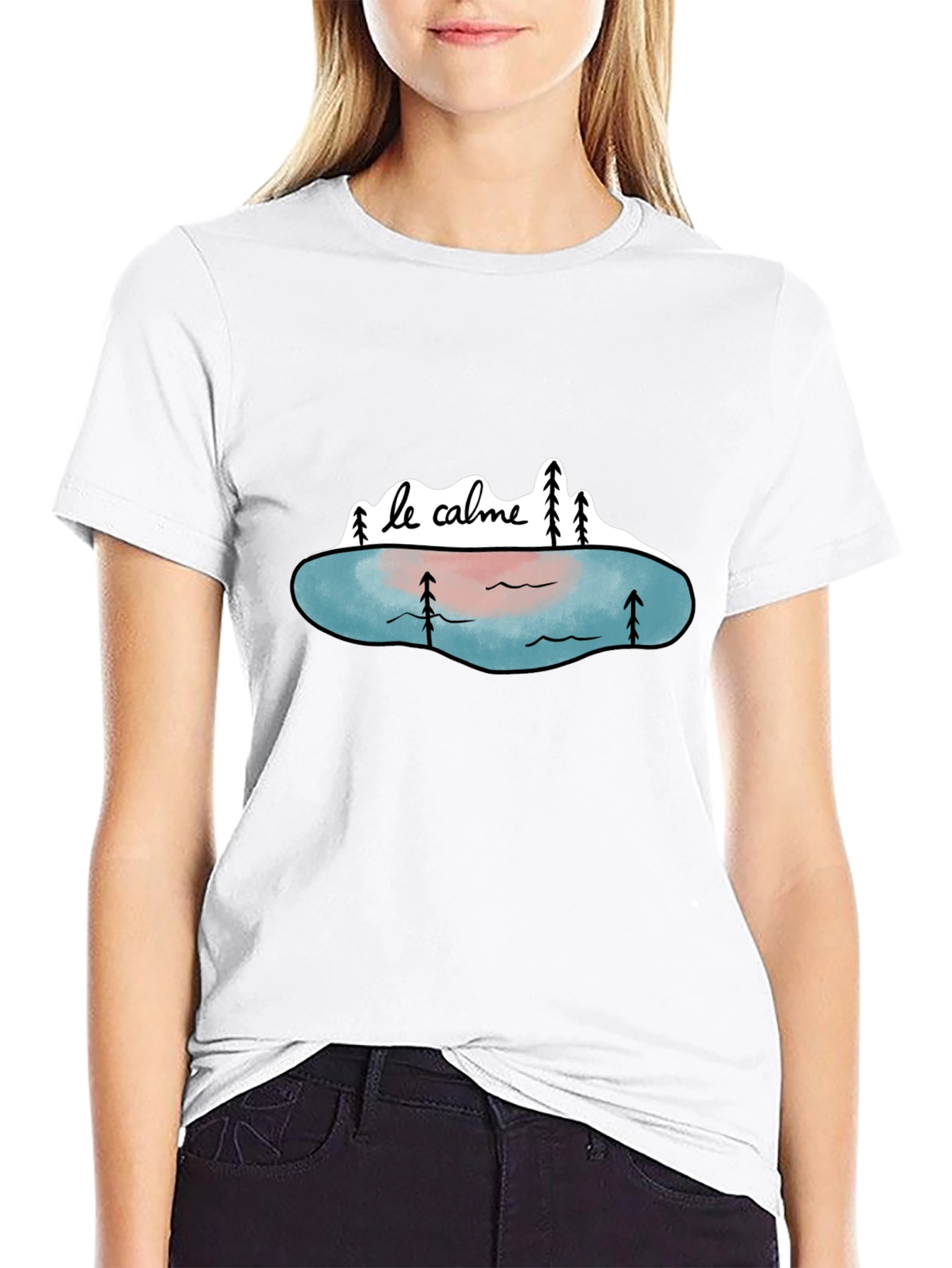 Le Calme Graphic Tee - Relaxed Style