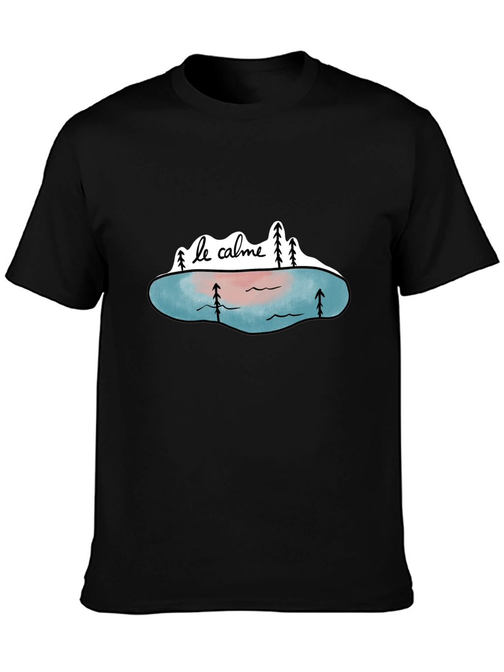 Le Calme Graphic Tee - Relaxed Style