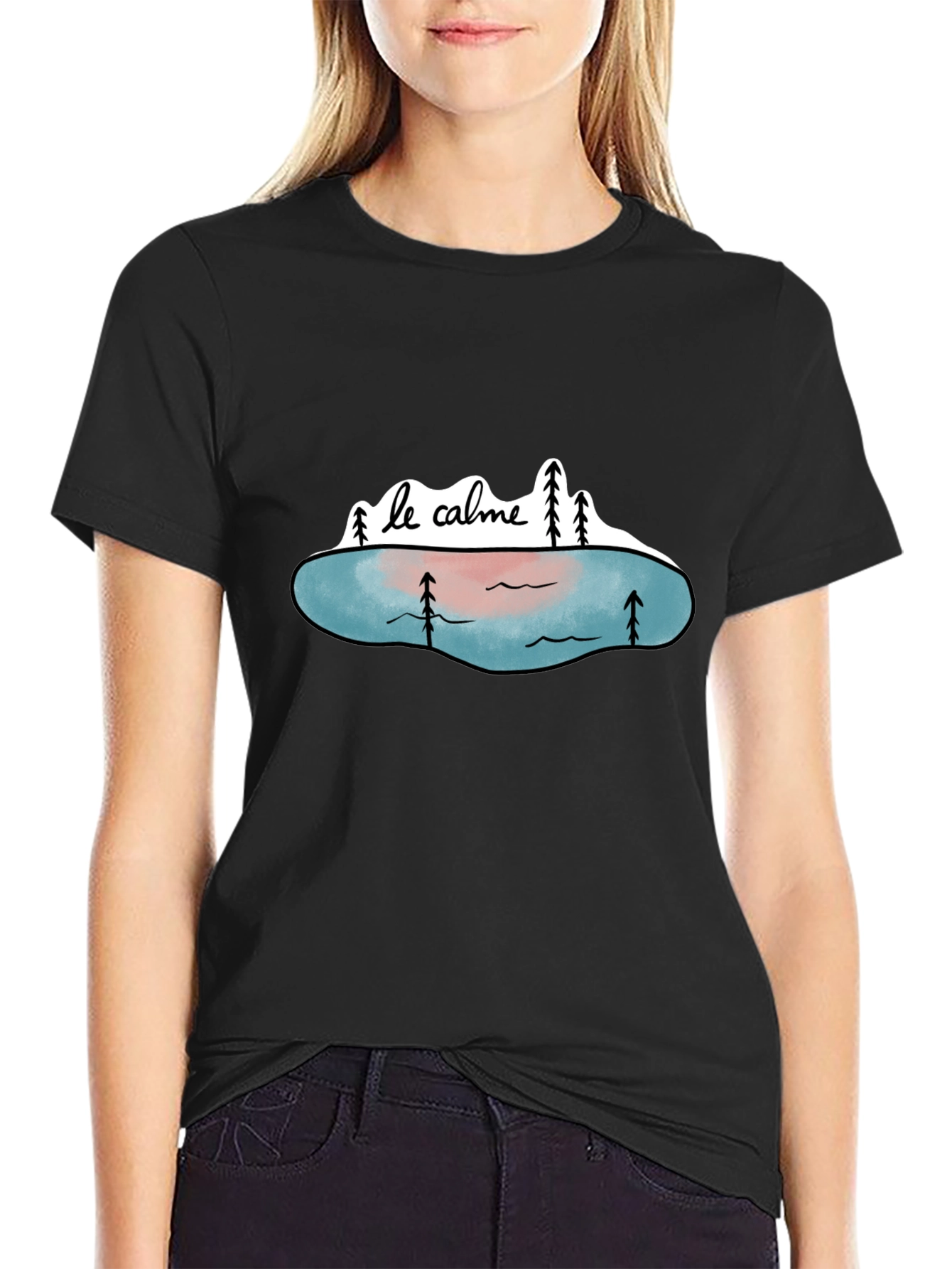 Le Calme Graphic Tee - Relaxed Style