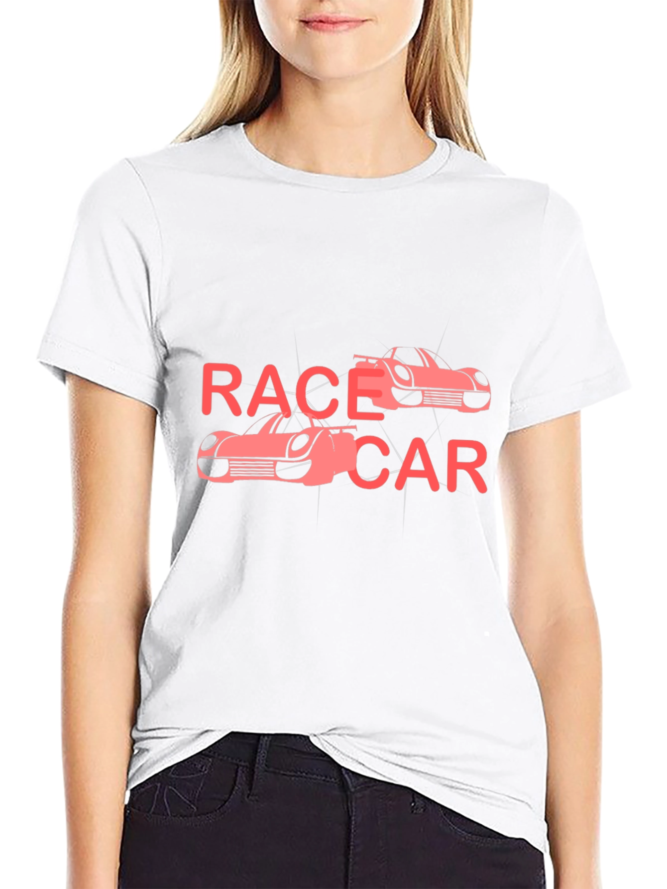 Race Car Graphic T-Shirt - Cool Design