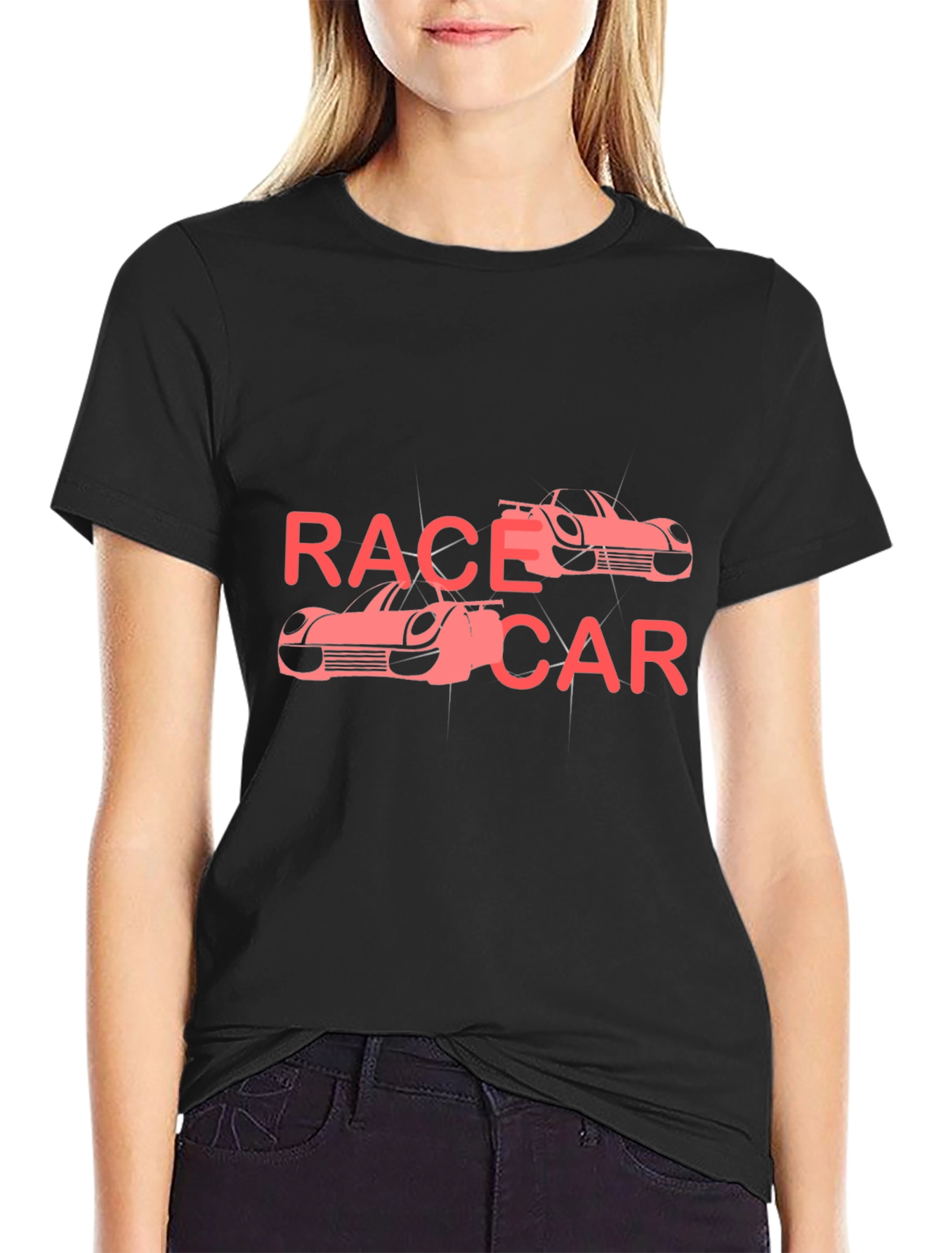 Race Car Graphic T-Shirt - Cool Design