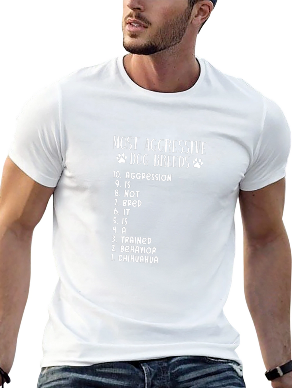 Most Aggressive Dog Breeds Graphic T-Shirt