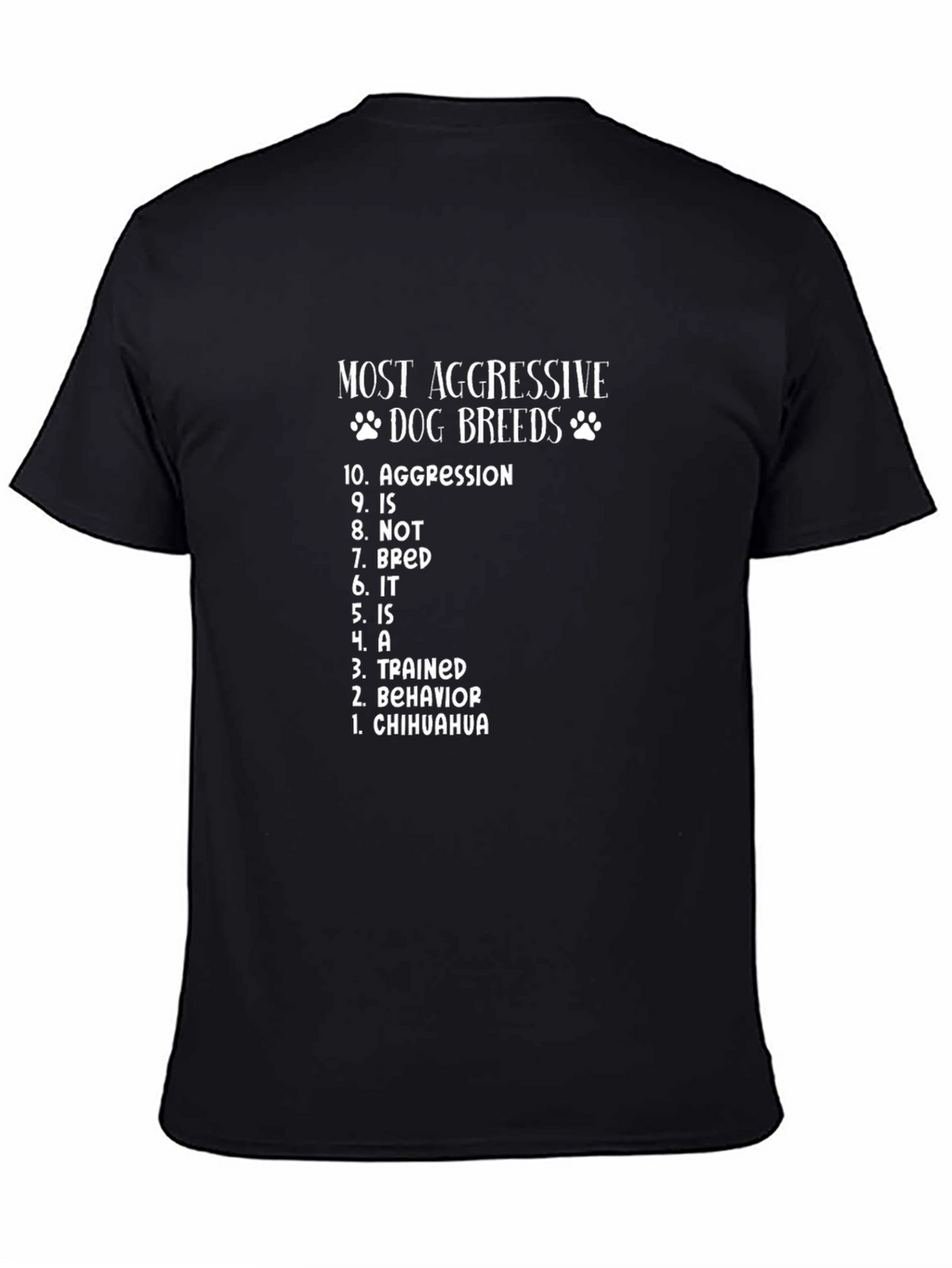 Most Aggressive Dog Breeds Graphic T-Shirt