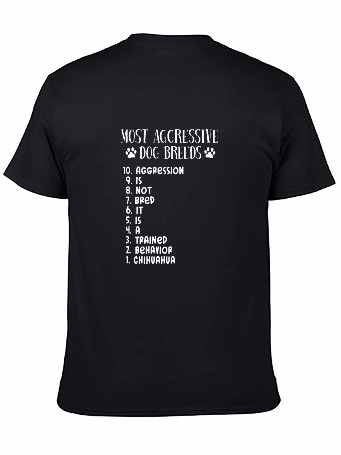 Most Aggressive Dog Breeds Graphic T-Shirt