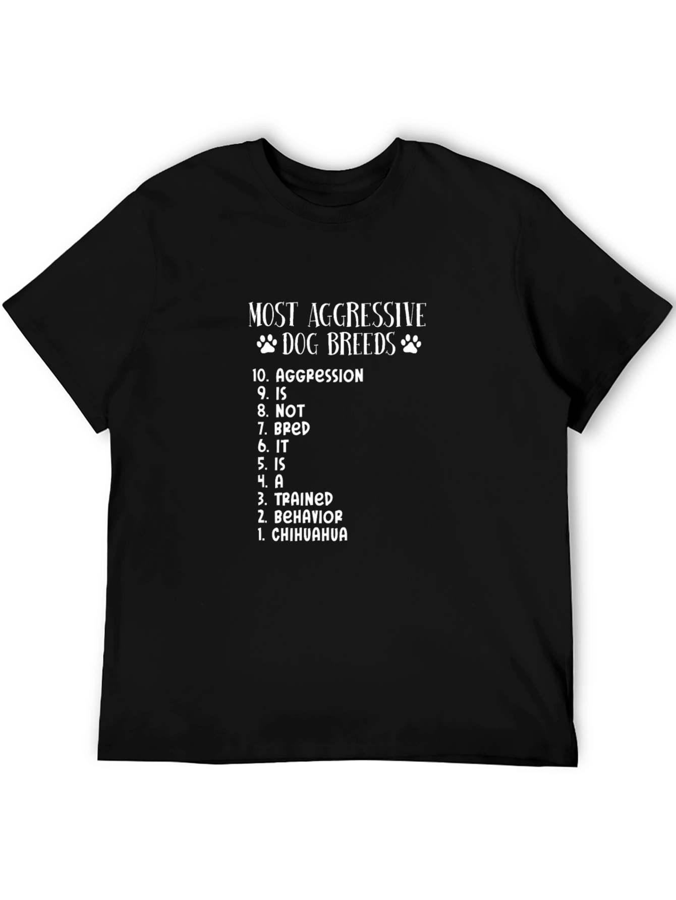 Most Aggressive Dog Breeds Graphic T-Shirt