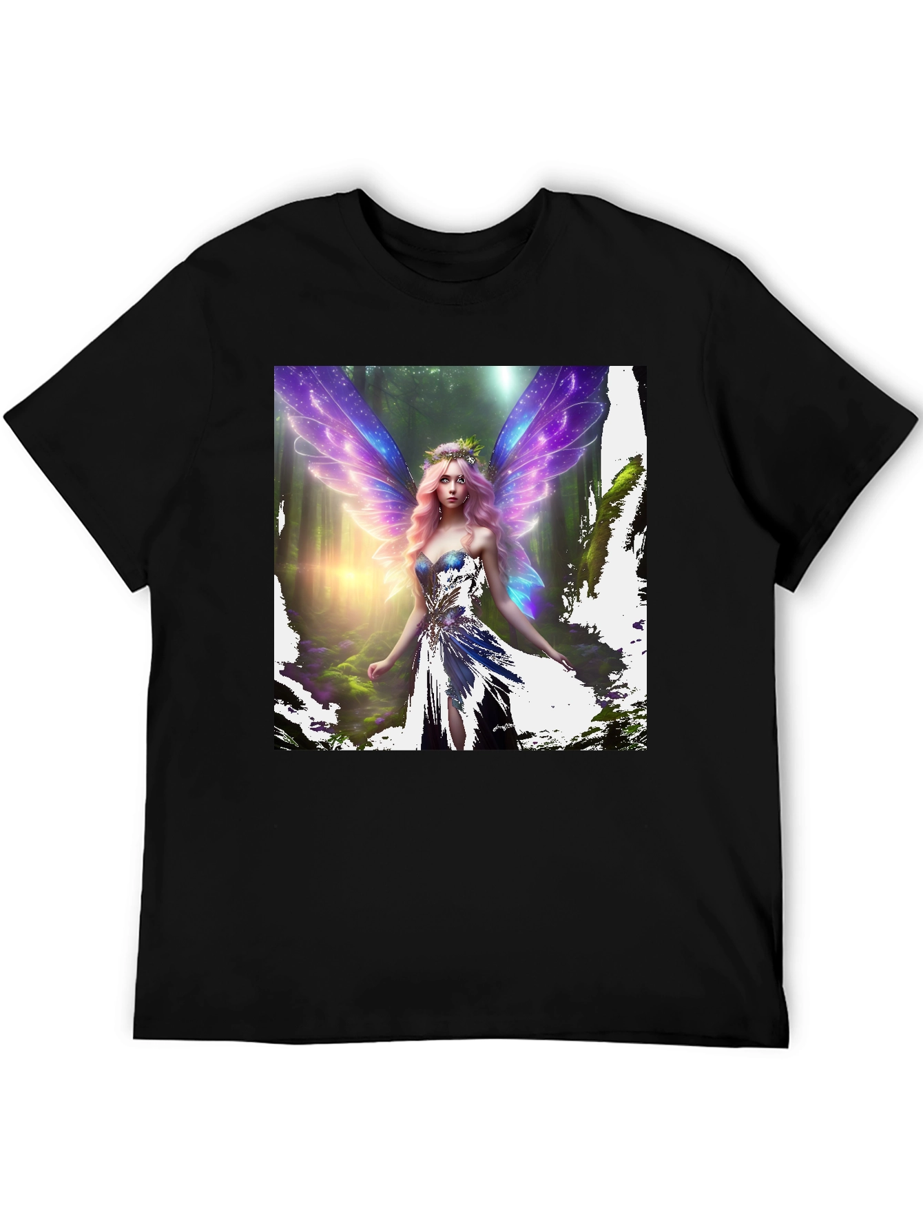 Fantasy Fairy T-Shirt - Magical Forest Design