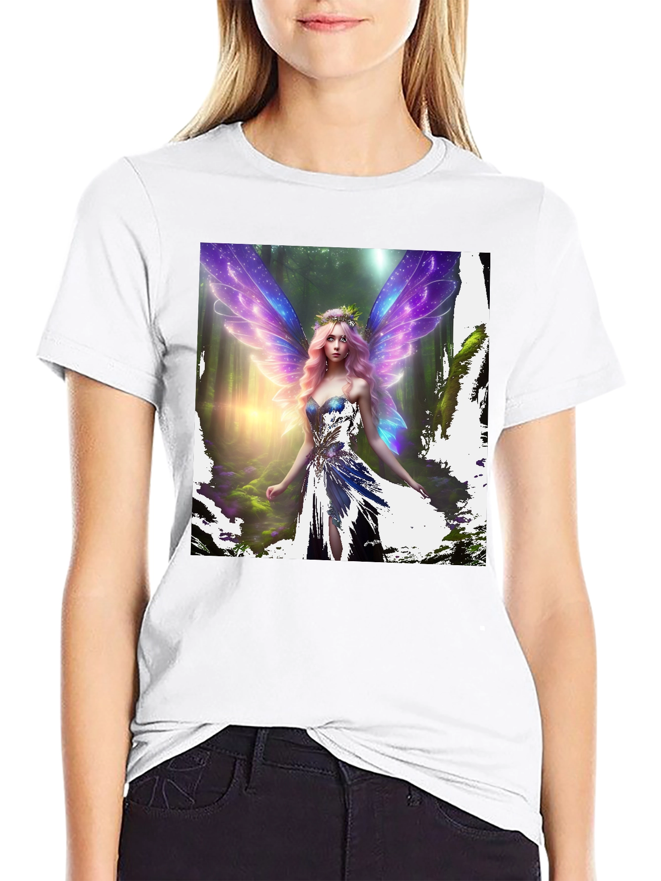 Fantasy Fairy T-Shirt - Magical Forest Design