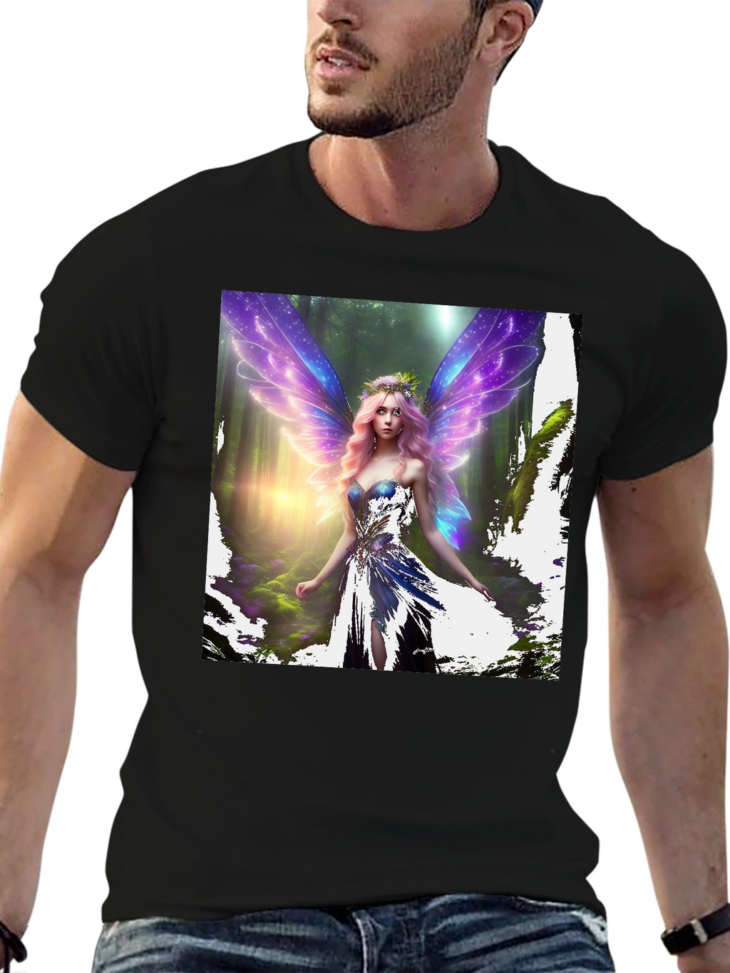 Fantasy Fairy T-Shirt - Magical Forest Design
