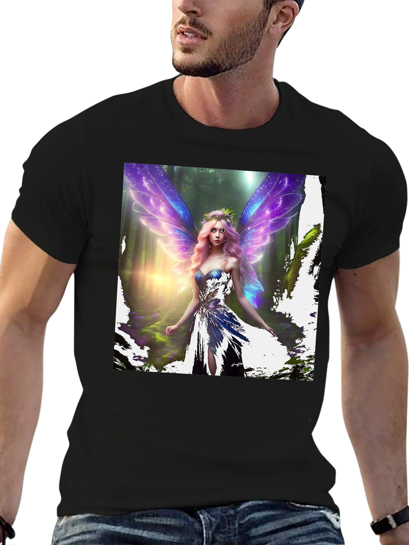 Fantasy Fairy T-Shirt - Magical Forest Design
