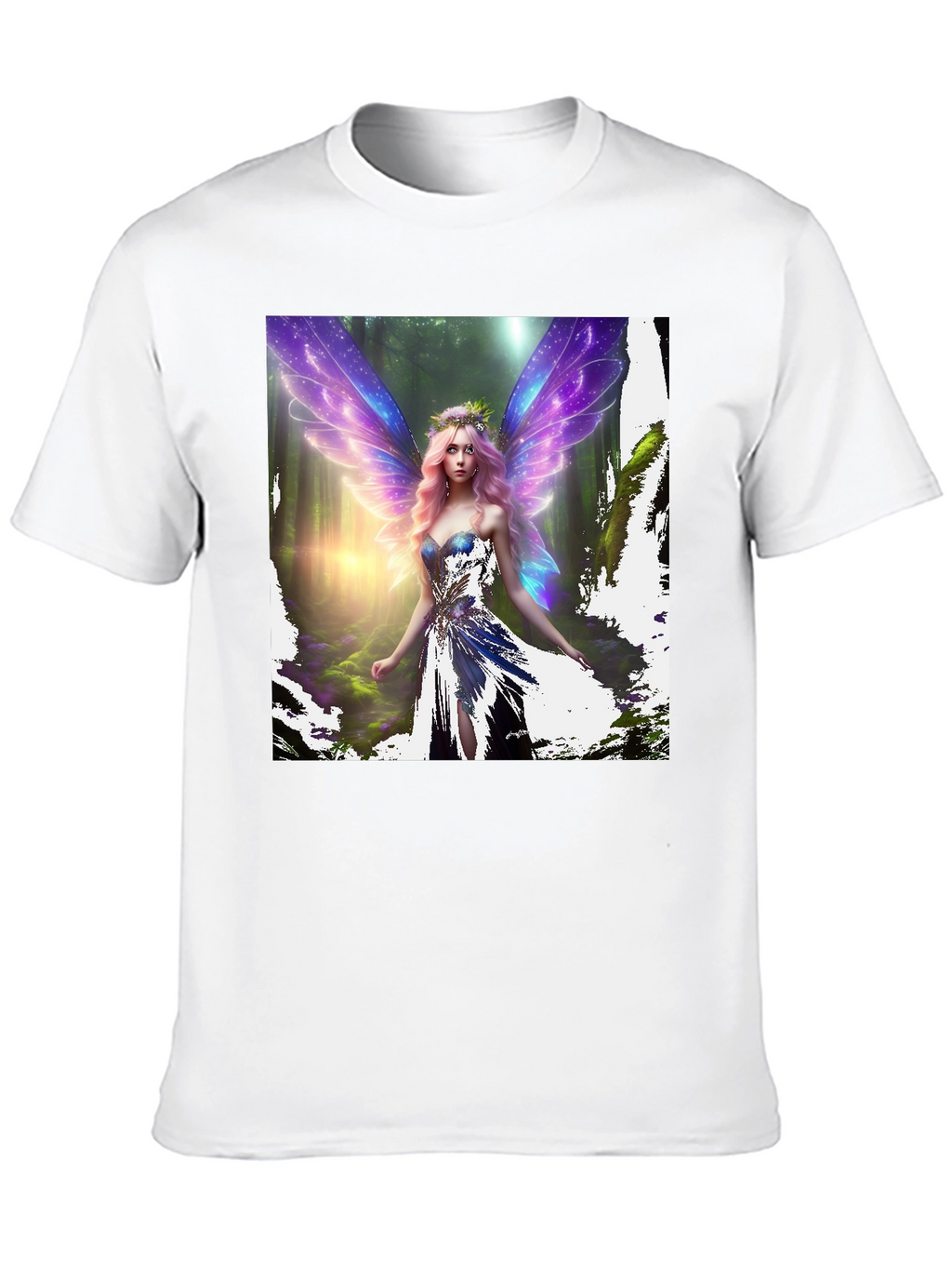 Fantasy Fairy T-Shirt - Magical Forest Design