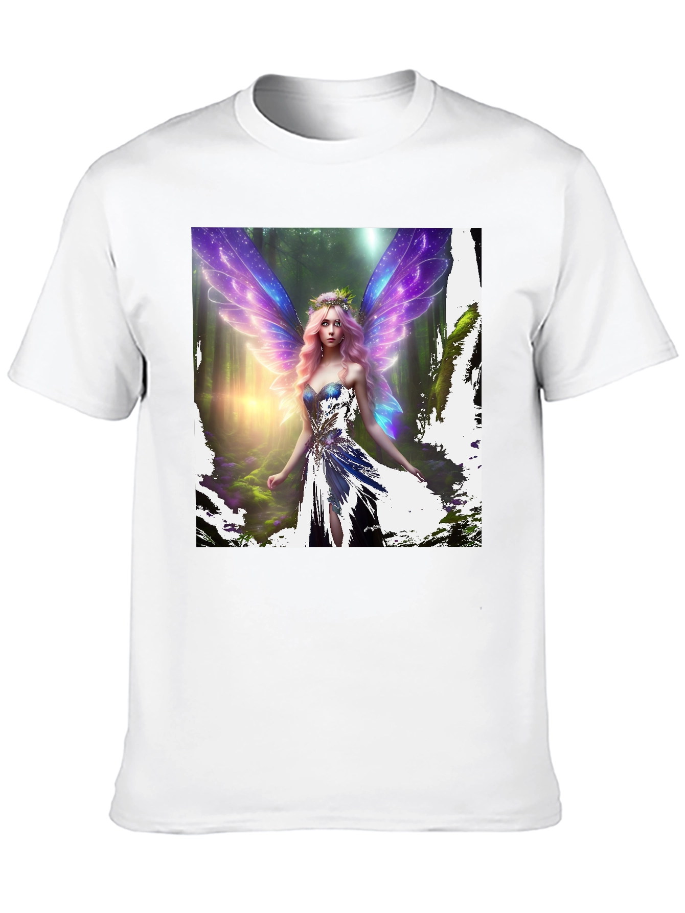 Fantasy Fairy T-Shirt - Magical Forest Design
