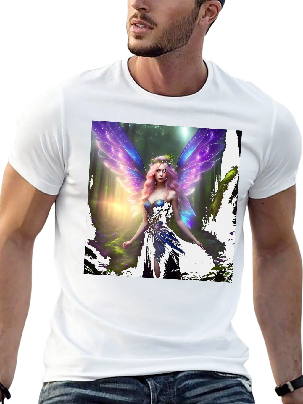 Fantasy Fairy T-Shirt - Magical Forest Design