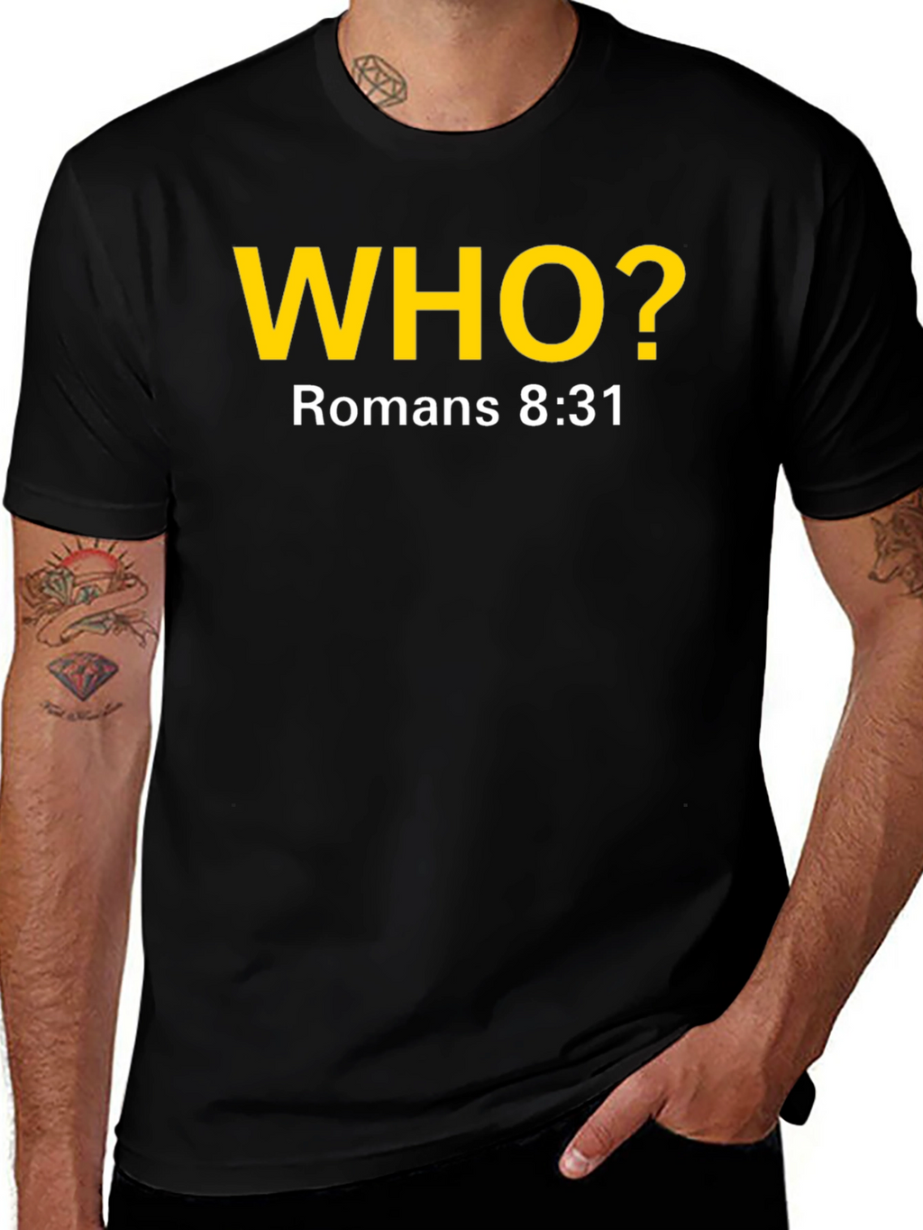 Romans 8:31 Christian T-Shirt