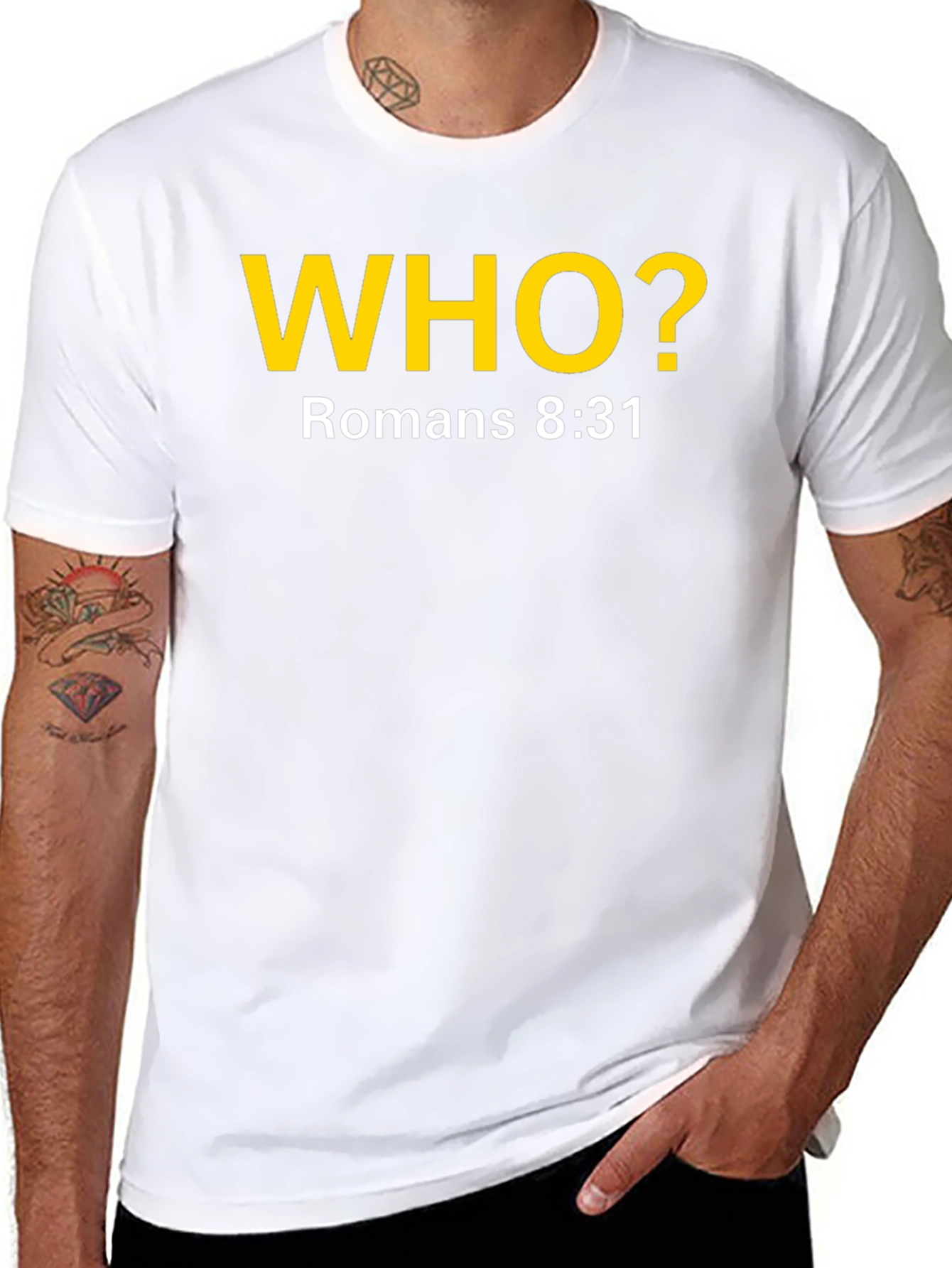 Romans 8:31 Christian T-Shirt