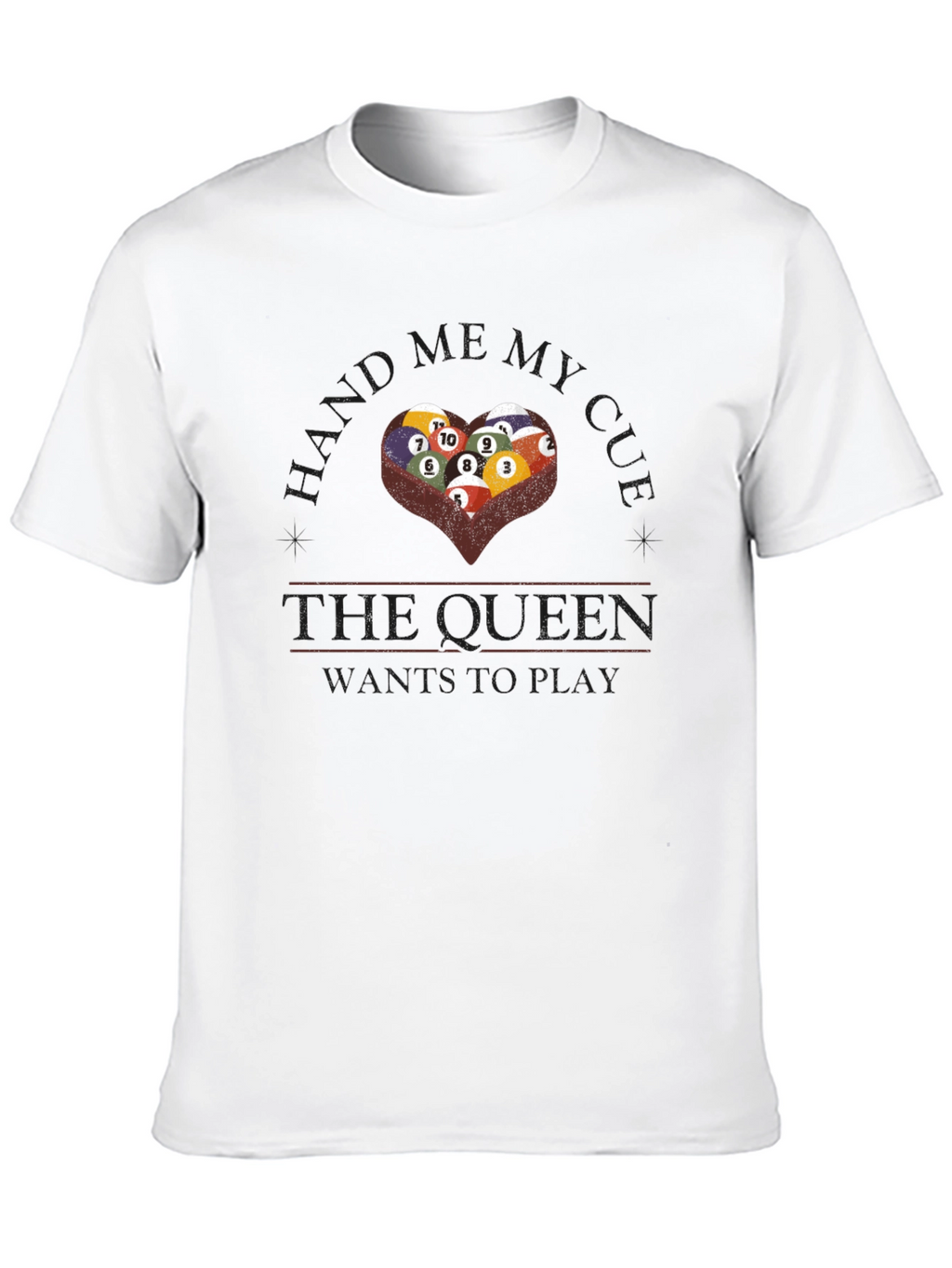Billiards Queen T-Shirt - Pool Lover Apparel