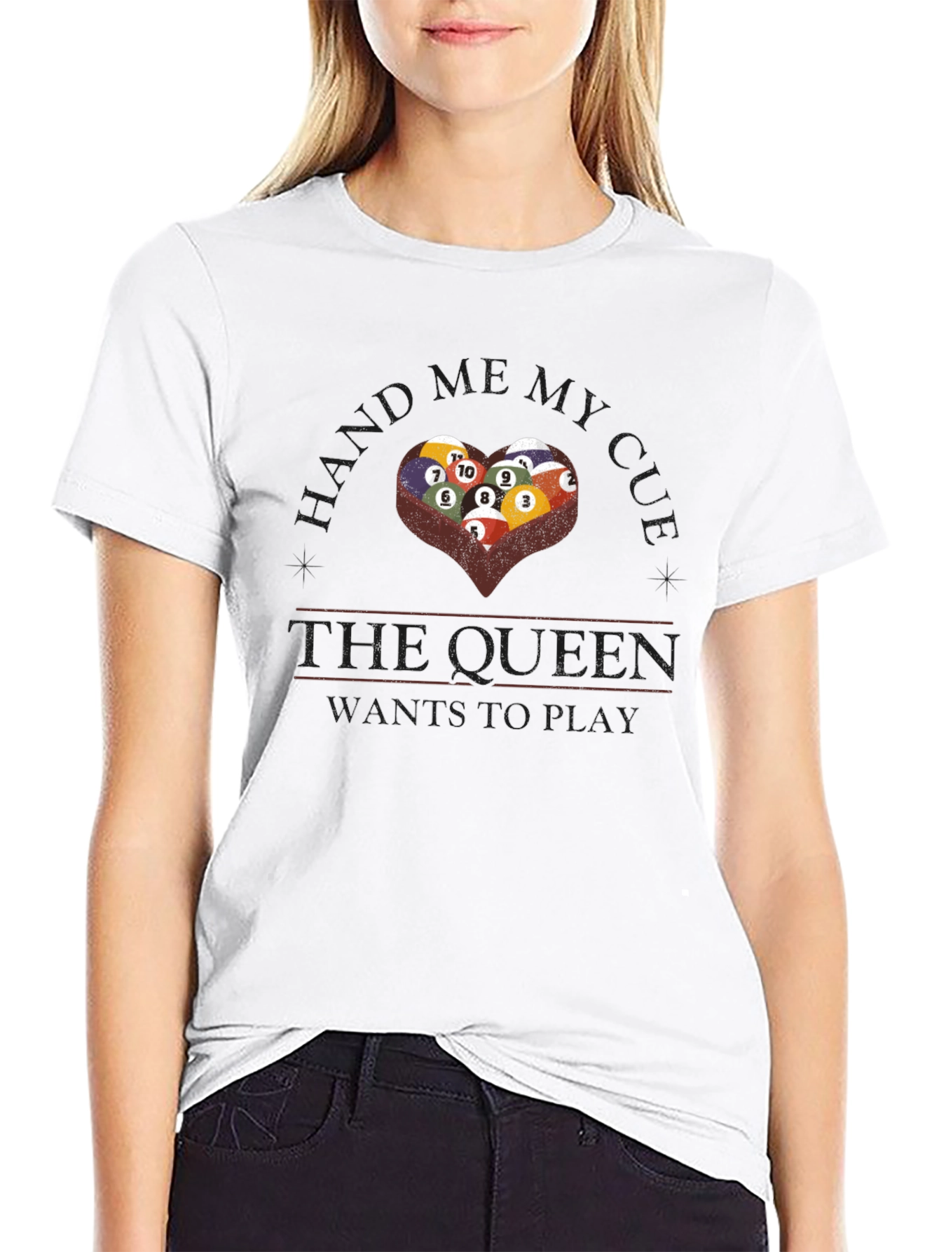 Billiards Queen T-Shirt - Pool Lover Apparel