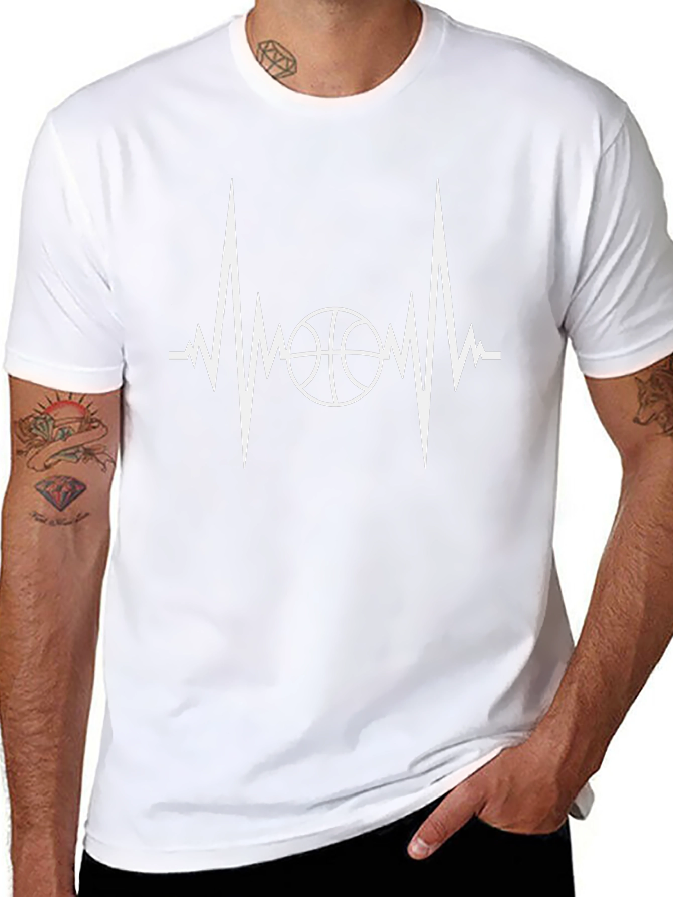 Basketball Heartbeat T-Shirt