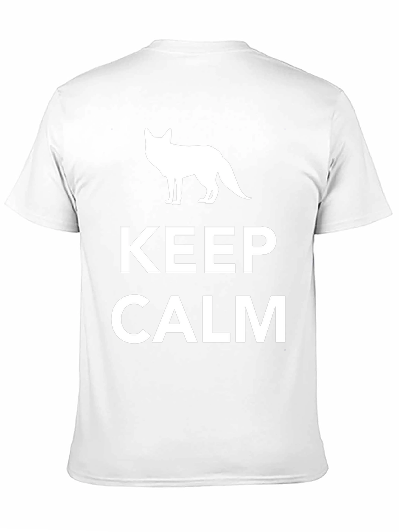 Keep Calm Fox Graphic T-Shirt