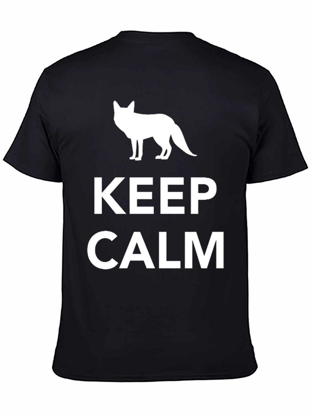 Keep Calm Fox Graphic T-Shirt