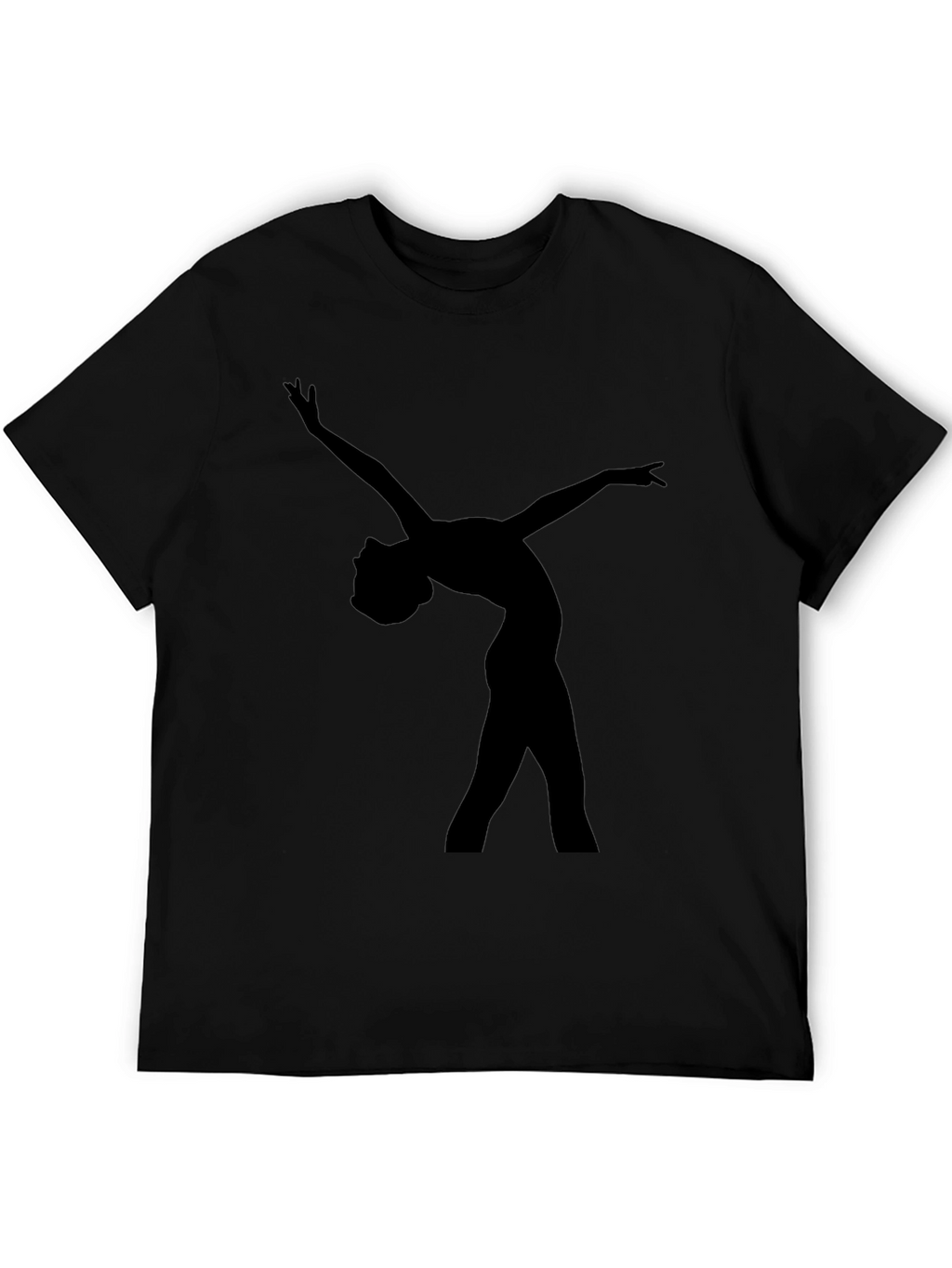 Black Dancer Silhouette Graphic Tee - Unisex