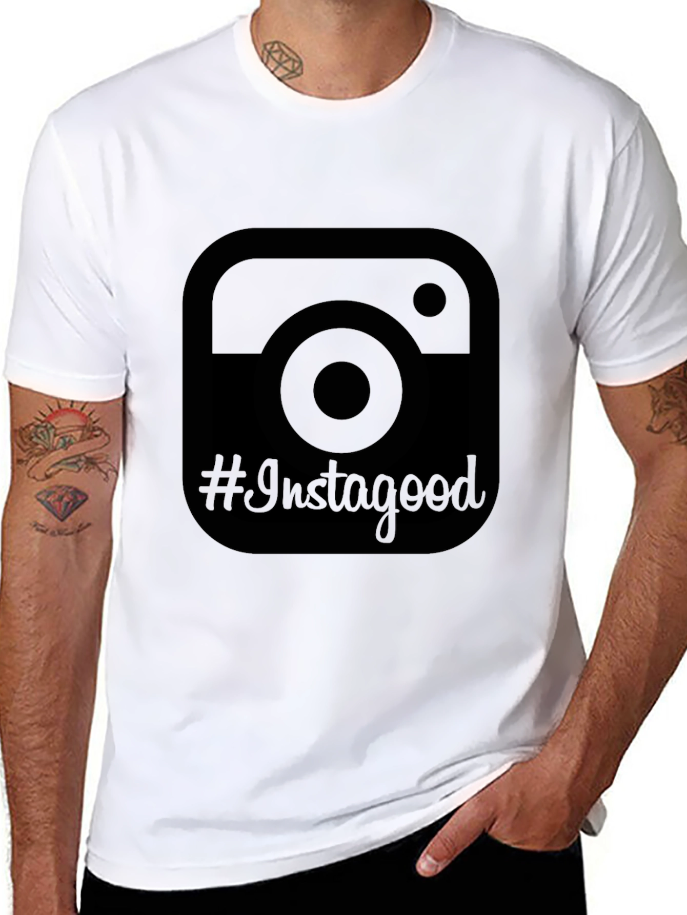 Instagood Black T-Shirt