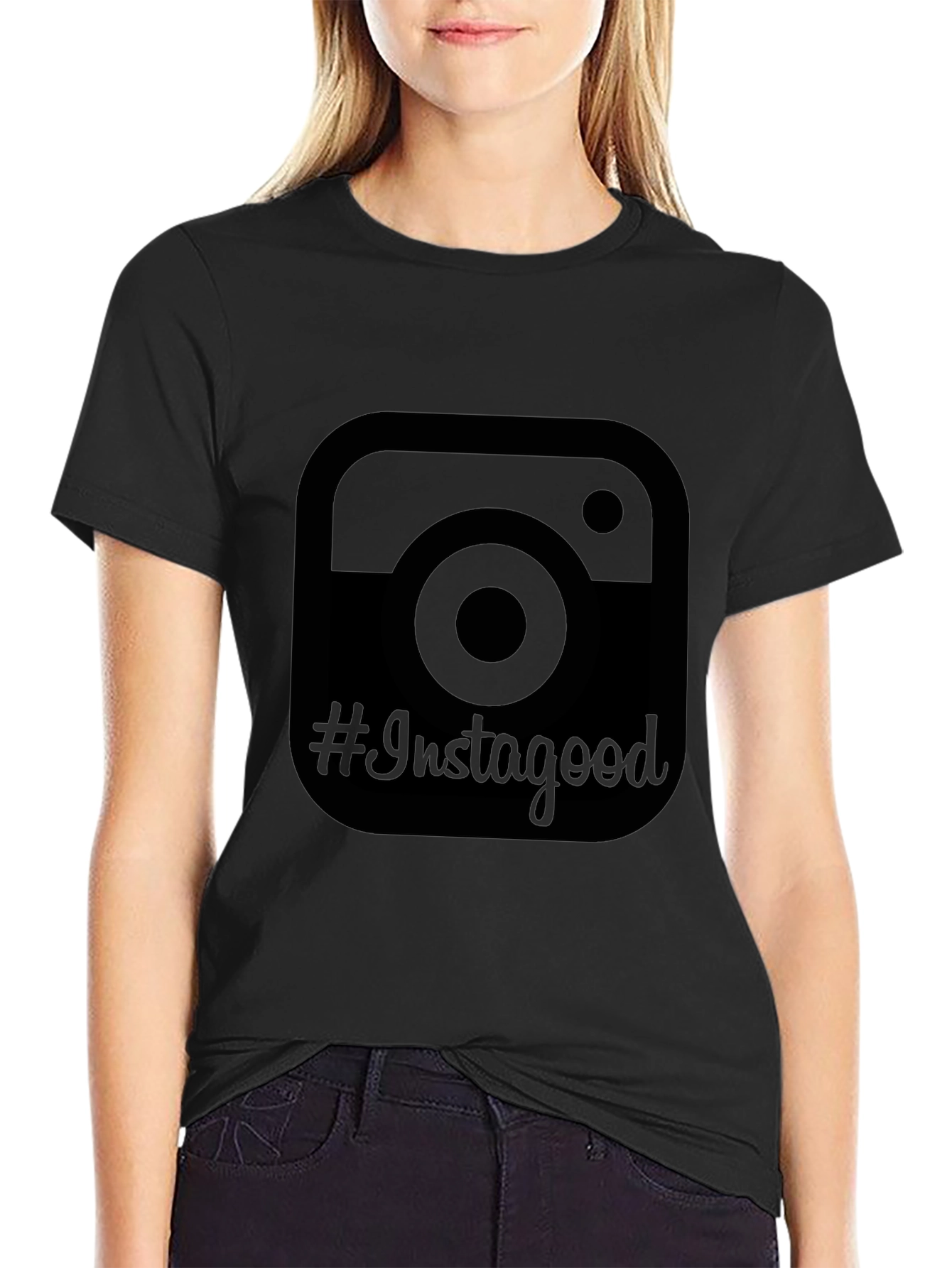 Instagood Black T-Shirt