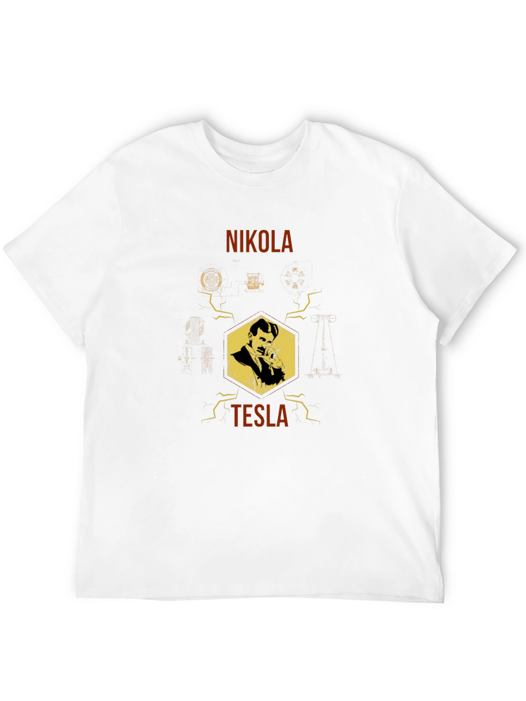 Nikola Tesla T-Shirt - Science & Inventor Tee