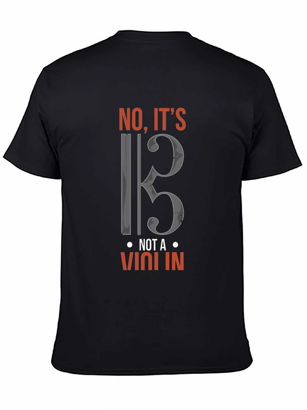 Viola Clef T-Shirt - Music Lovers Tee
